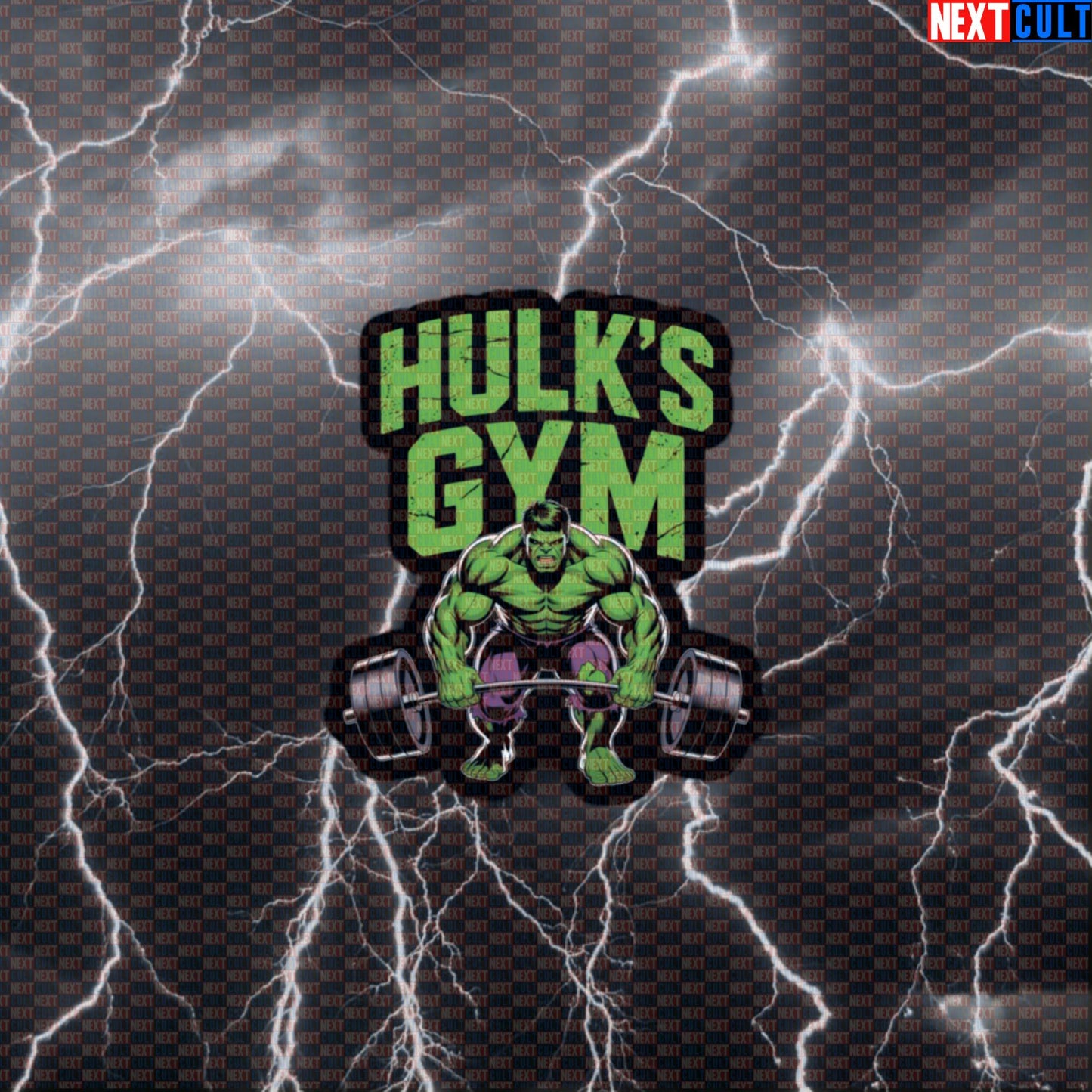 Hulks Gym Hero Funny Gym Sticker Decal Workout Sticker Bodybuilding Gym Sticker Fitness Humor Default Title Stickers Next Cult Brand