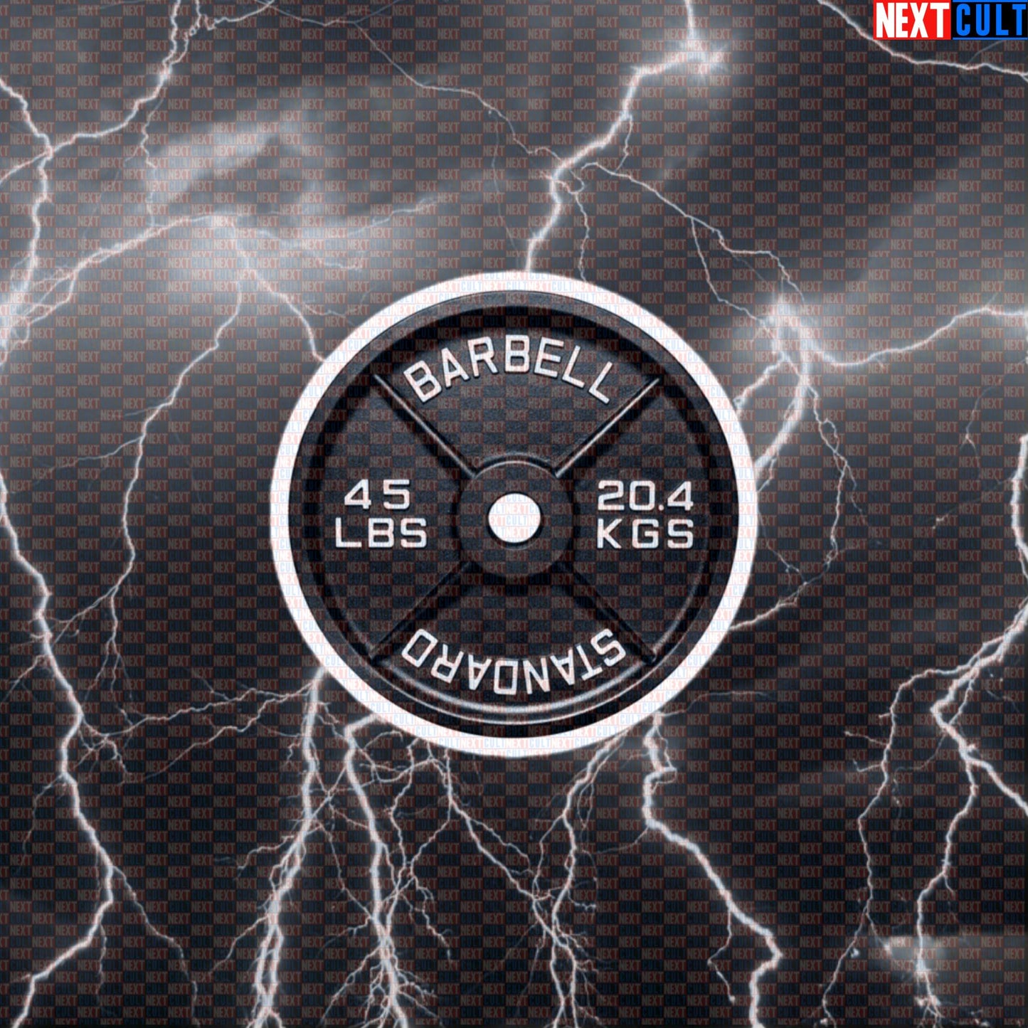 45LB Metal Weight Plate Funny Gym Sticker Barbell Standard Lifting Workout Sticker Decal Default Title Stickers Next Cult Brand