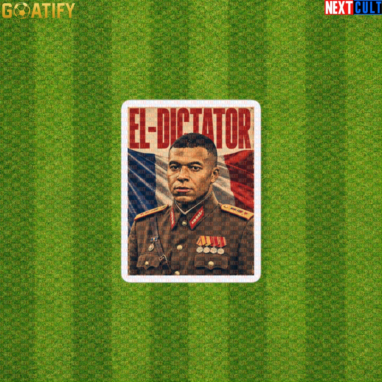 Kylian Mbappe Sticker – El Dictator Vintage Football Poster Decal for Real Madrid Fans Default Title Stickers Next Cult Brand