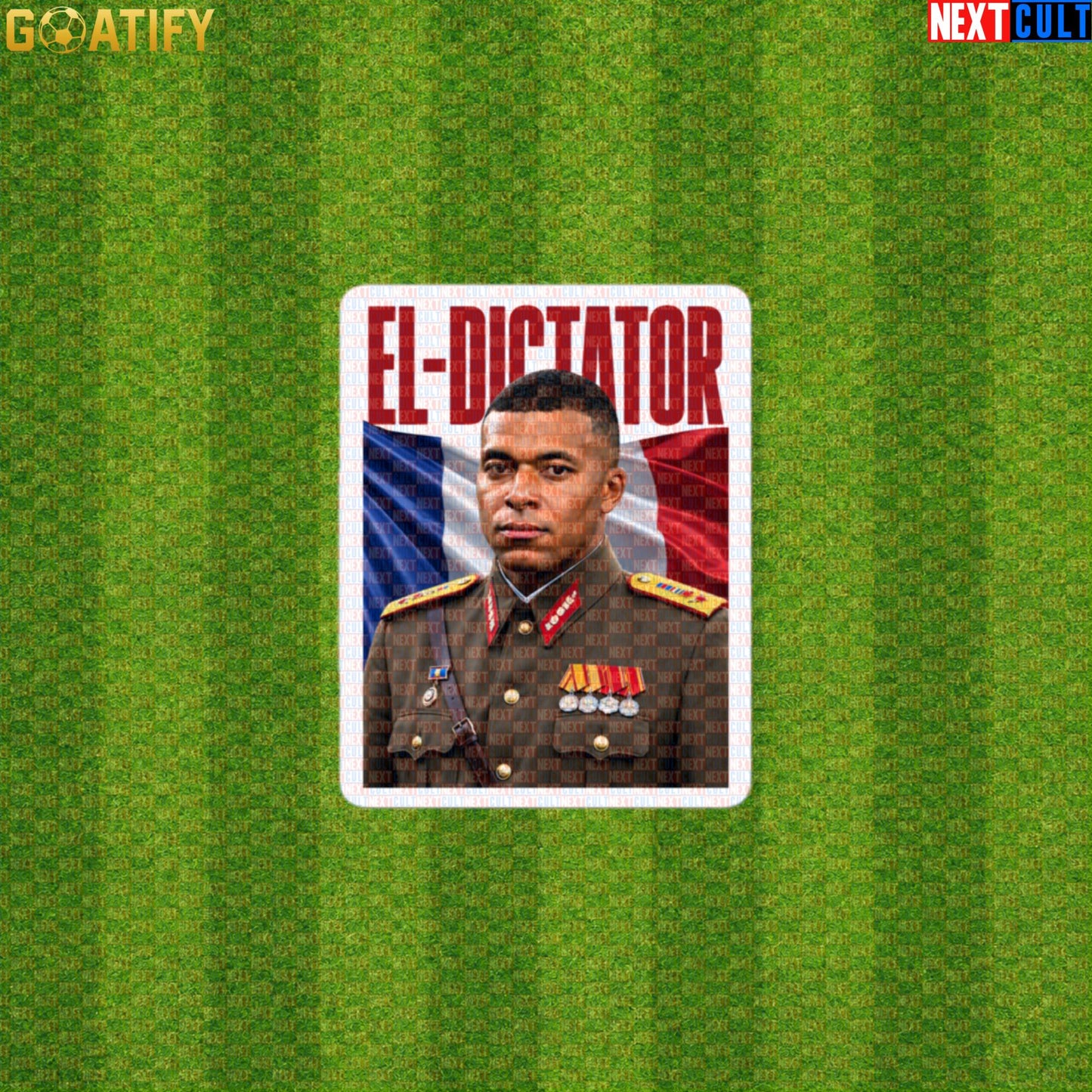 Kylian Mbappe Sticker – El Dictator Football Meme Decal for Real Madrid and France Fans Default Title Stickers Next Cult Brand