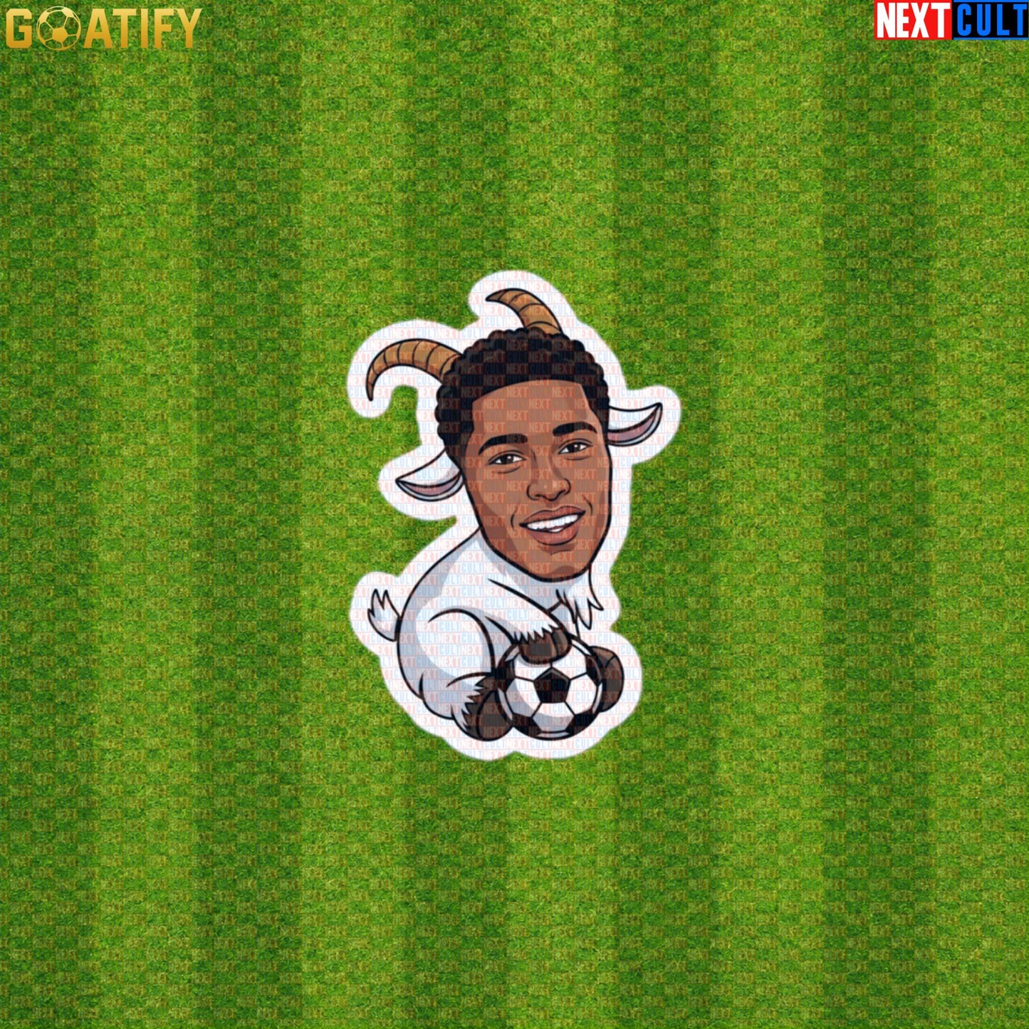 Jude Bellingham Sticker – GOAT Soccer Decal for Real Madrid and England Supporters Default Title Stickers Next Cult Brand