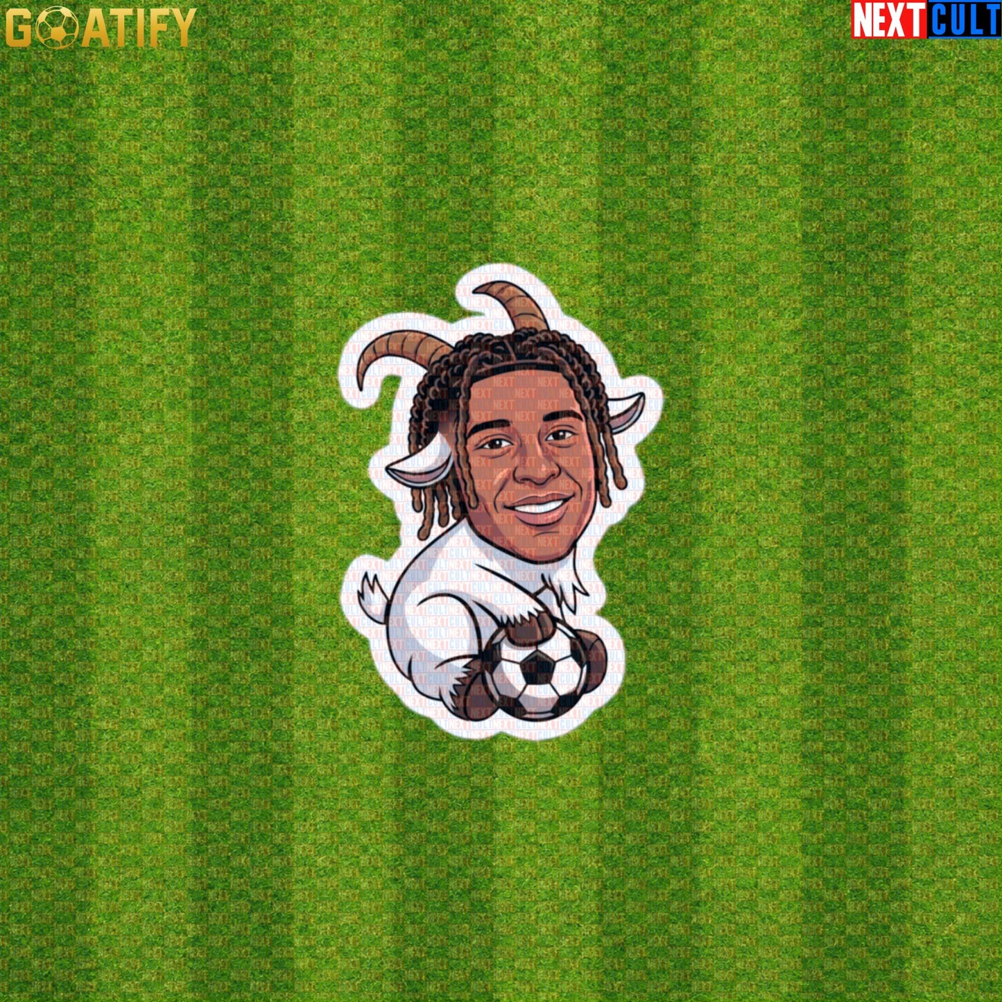 Michael Olise Sticker – Nonchalant GOAT Decal for Bayern Munich and France Fans Default Title Stickers Next Cult Brand