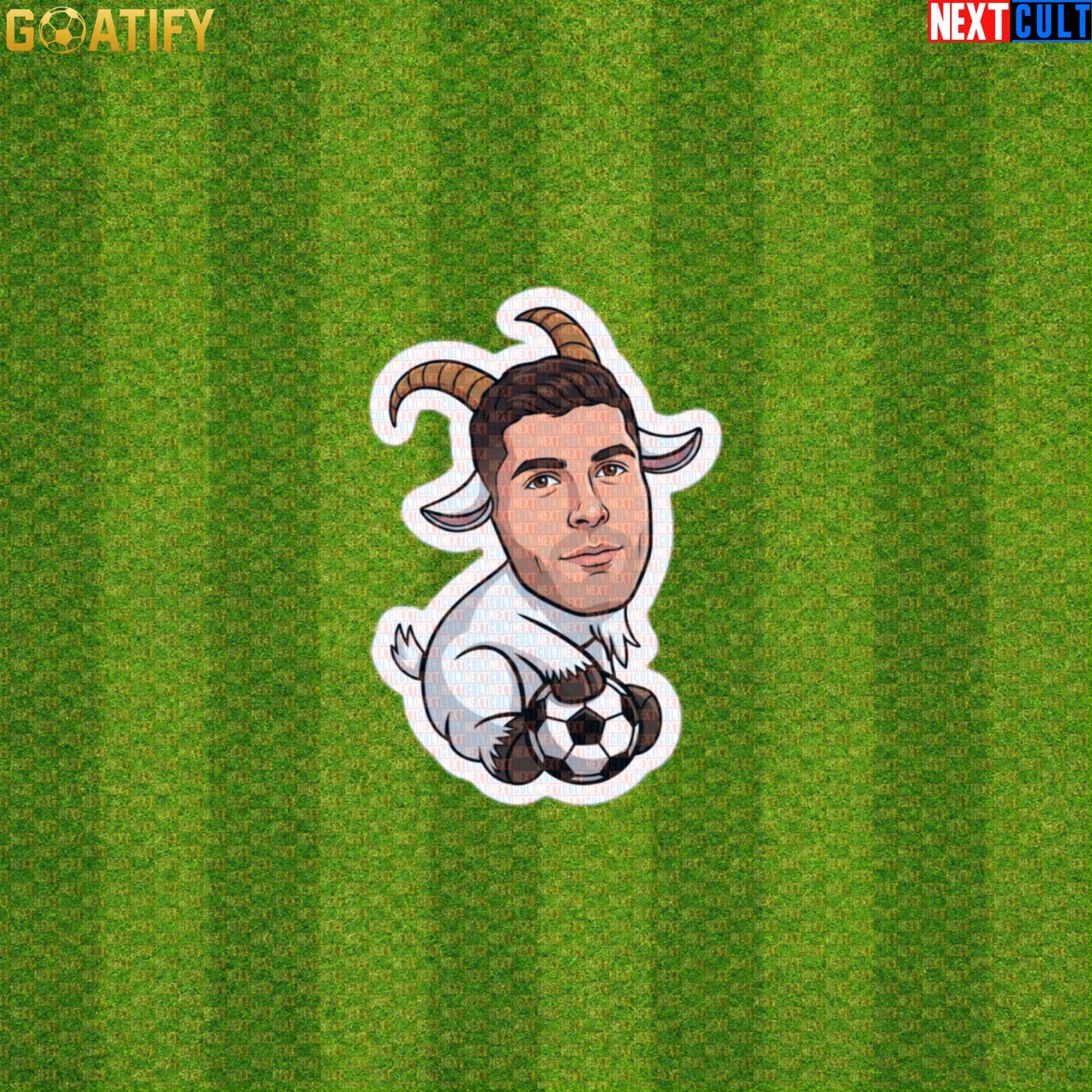 Christian Pulisic Sticker – Captain America GOAT Decal for USA, AC Milan and World Cup Fans Default Title Stickers Next Cult Brand