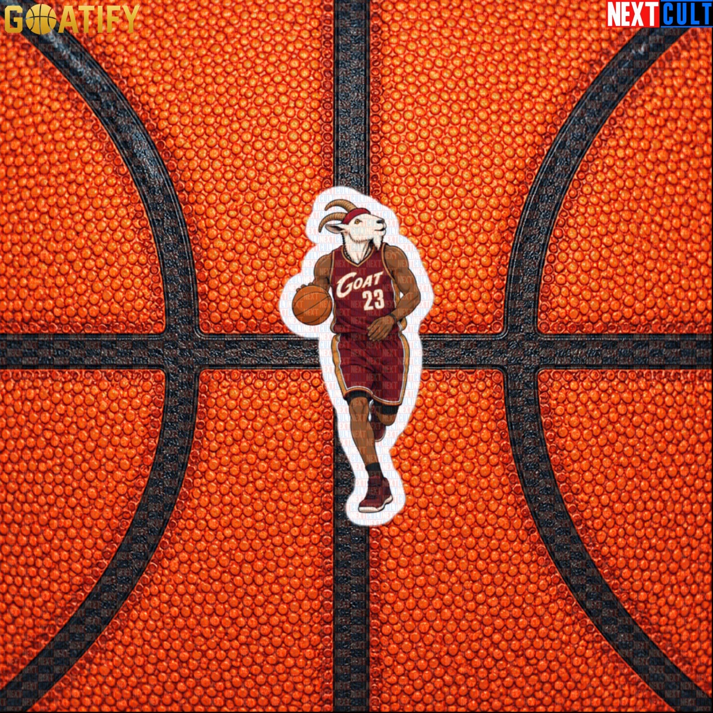 LeBron James Sticker – Cleveland Cavaliers GOAT Decal Gift for NBA Basketball Fans Default Title Stickers Next Cult Brand