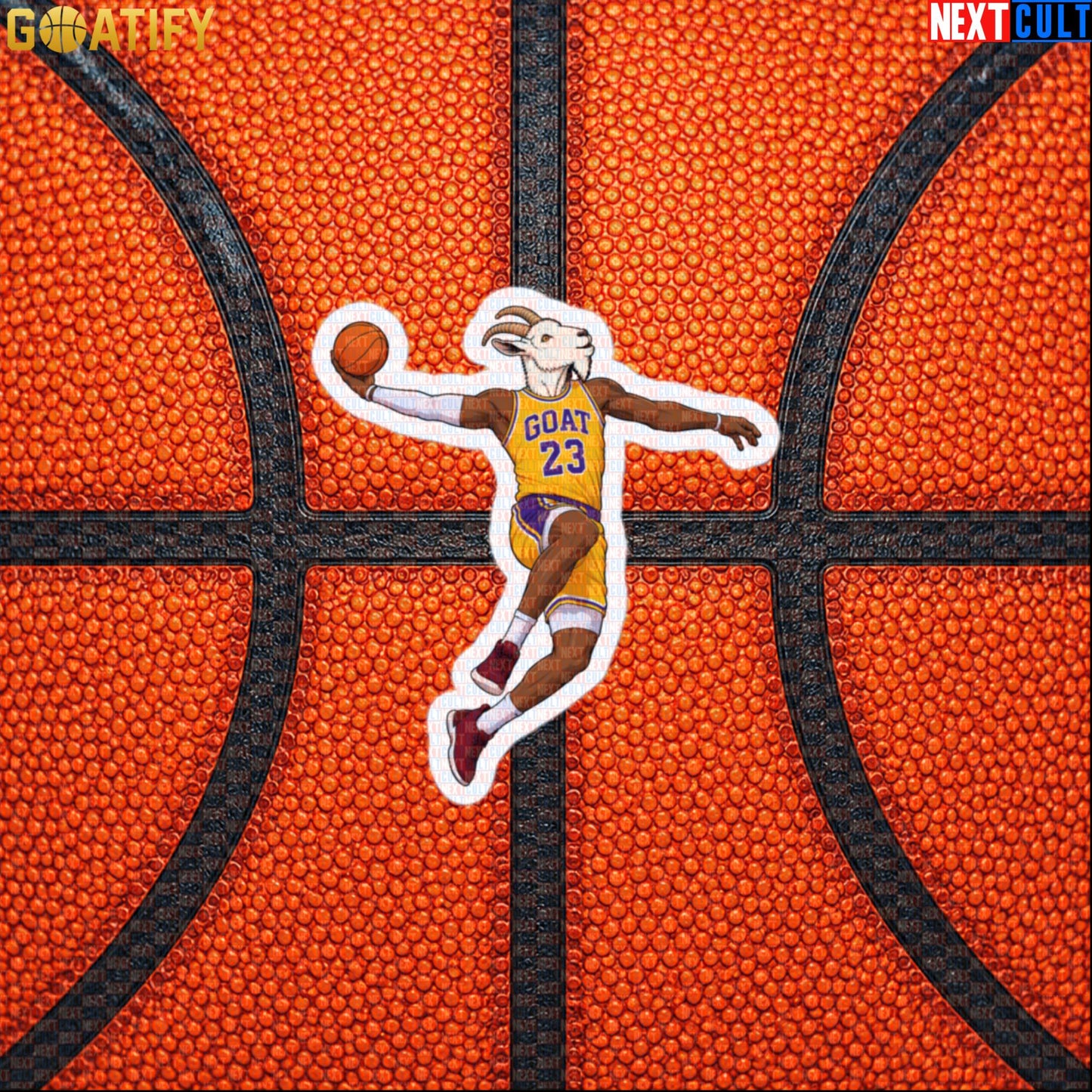 LeBron James Sticker – Collectible Lakers GOAT Dunk Decal Gift for NBA Basketball Fans Default Title Stickers Next Cult Brand