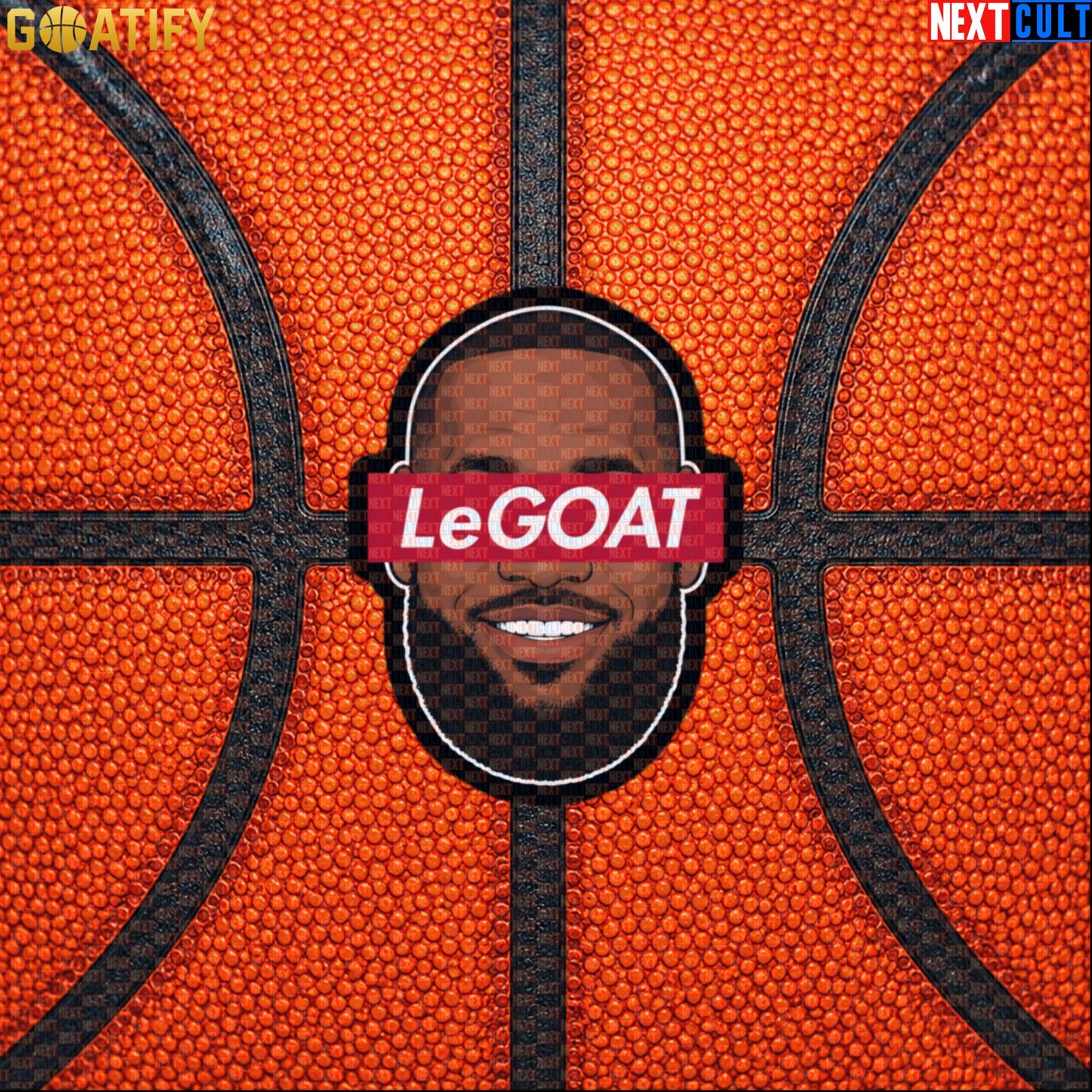 LeBron James Sticker – Funny LeGOAT Basketball Decal Gift for NBA Fans and Sports Collectors Default Title Stickers Next Cult Brand