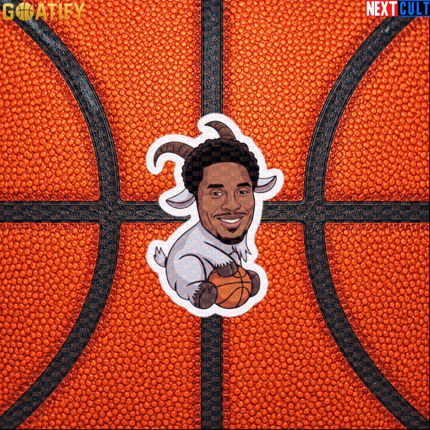 Kobe Bryant Sticker – Young Kobe No. 8 GOAT Decal for Lakers & NBA Basketball Fans Default Title Stickers Next Cult Brand