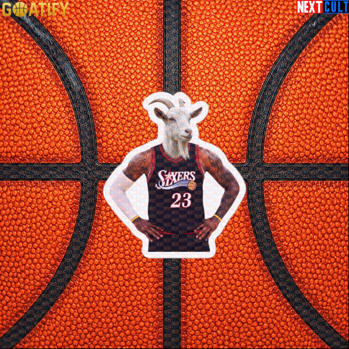 LeBron James Sticker – Philly GOAT Decal for 76ers Basketball Fans & NBA Gifts Default Title Stickers Next Cult Brand