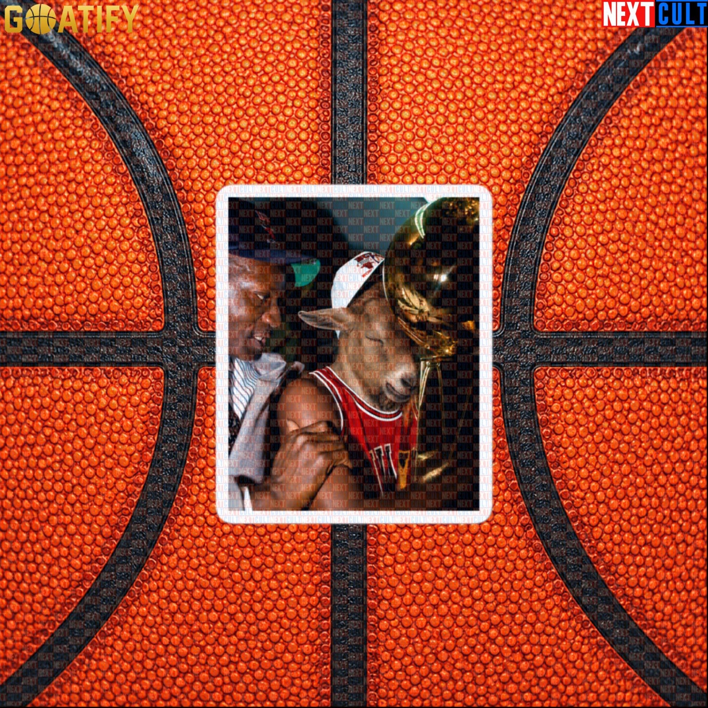 Michael Jordan Sticker – Bulls GOAT Championship Decal for NBA Fans & Basketball Gifts Default Title Stickers Next Cult Brand