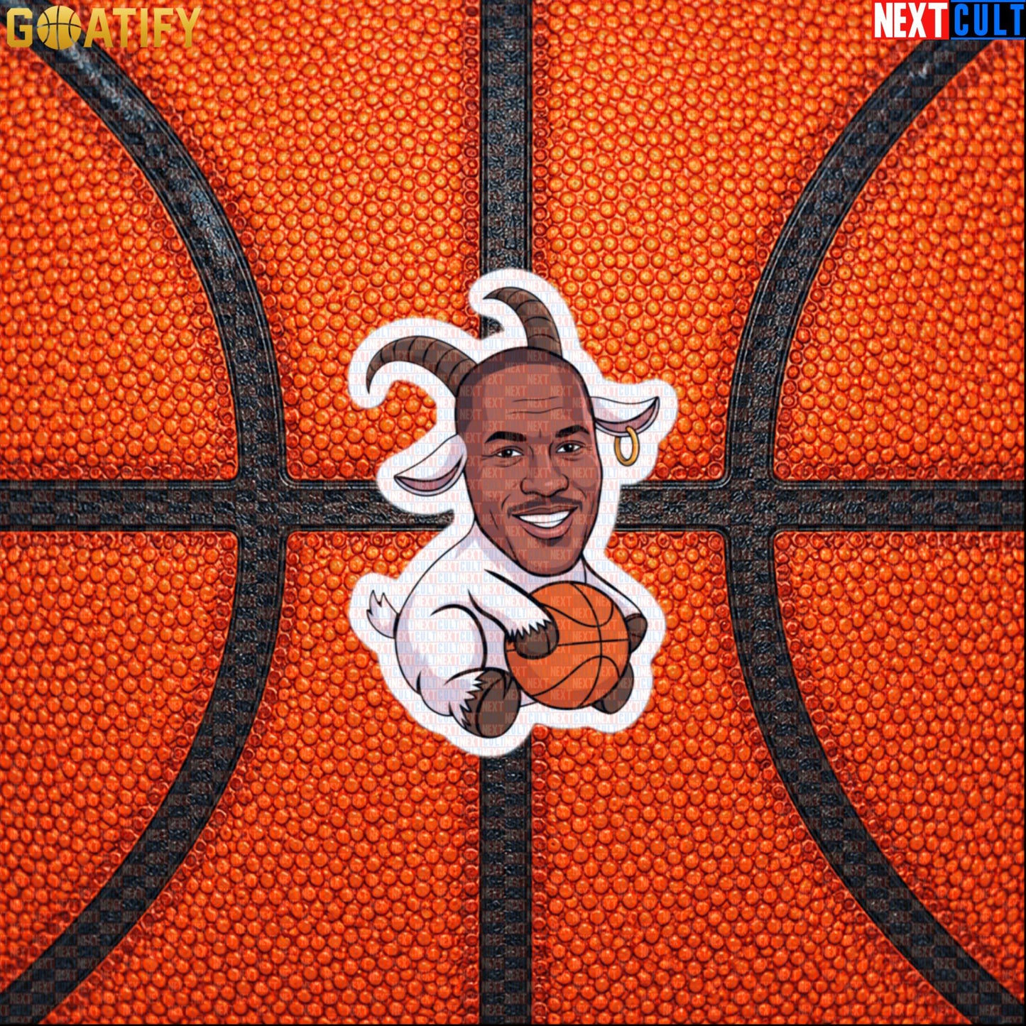 Michael Jordan Sticker - GOAT Chicago Bulls Basketball Decal Gift for Jordan NBA Fans Default Title Stickers Next Cult Brand