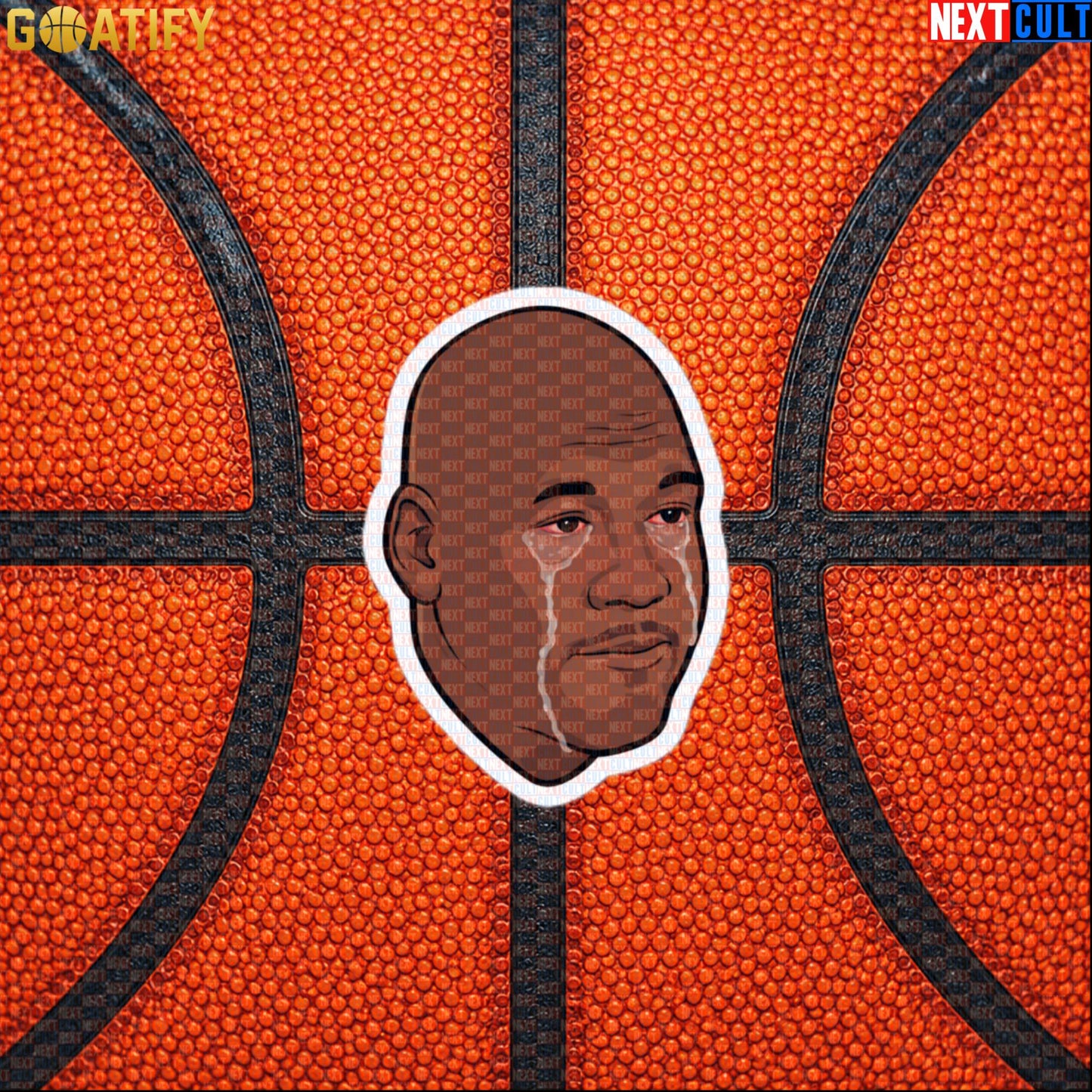 Michael Jordan Sticker Crying Jordan Meme Decal Gift for Chicago Bulls Basketball Fans Default Title Stickers Next Cult Brand