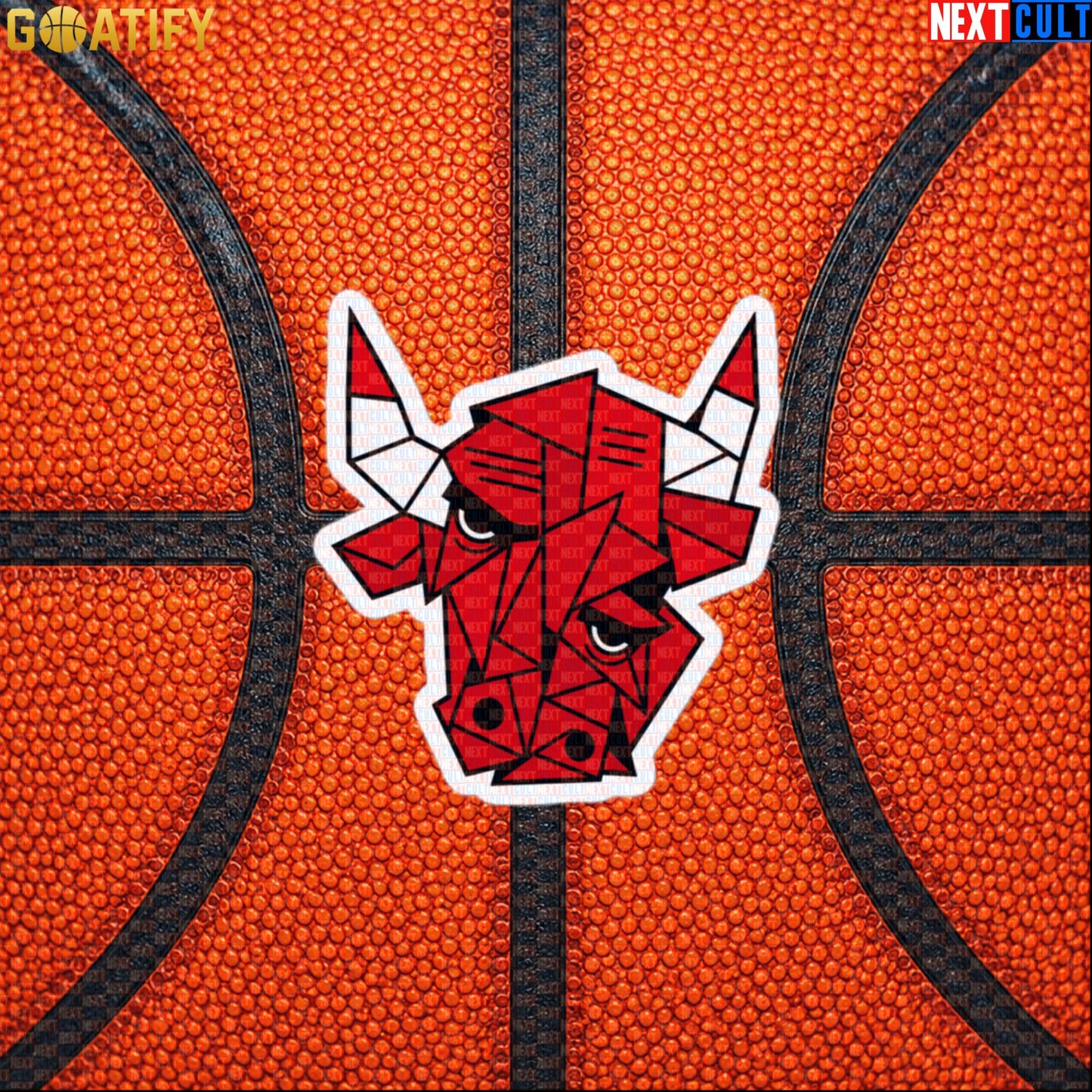 Chicago Bulls Meme Sticker – Picasso Bulls Cubism Art Decal for NBA Basketball Fans Default Title Stickers Next Cult Brand