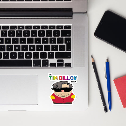 Tim Dillon Cartman, Southpark, The Tim Dillon Show, Tim Dillon Podcast, Tim Dillon Merch, Tim Dillon Bubble-free stickers 3″×3″ Stickers Podcasts Stand-up Comedy Tim Dillon Next Cult Brand