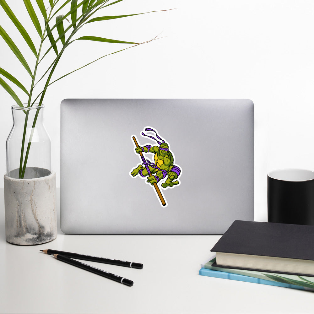 Kylian Mbappe Purple Ninja Turtle Donatello Bubble-free stickers Stickers Football Kylian Mbappe Ninja Turtles PSG Real Madrid Next Cult Brand