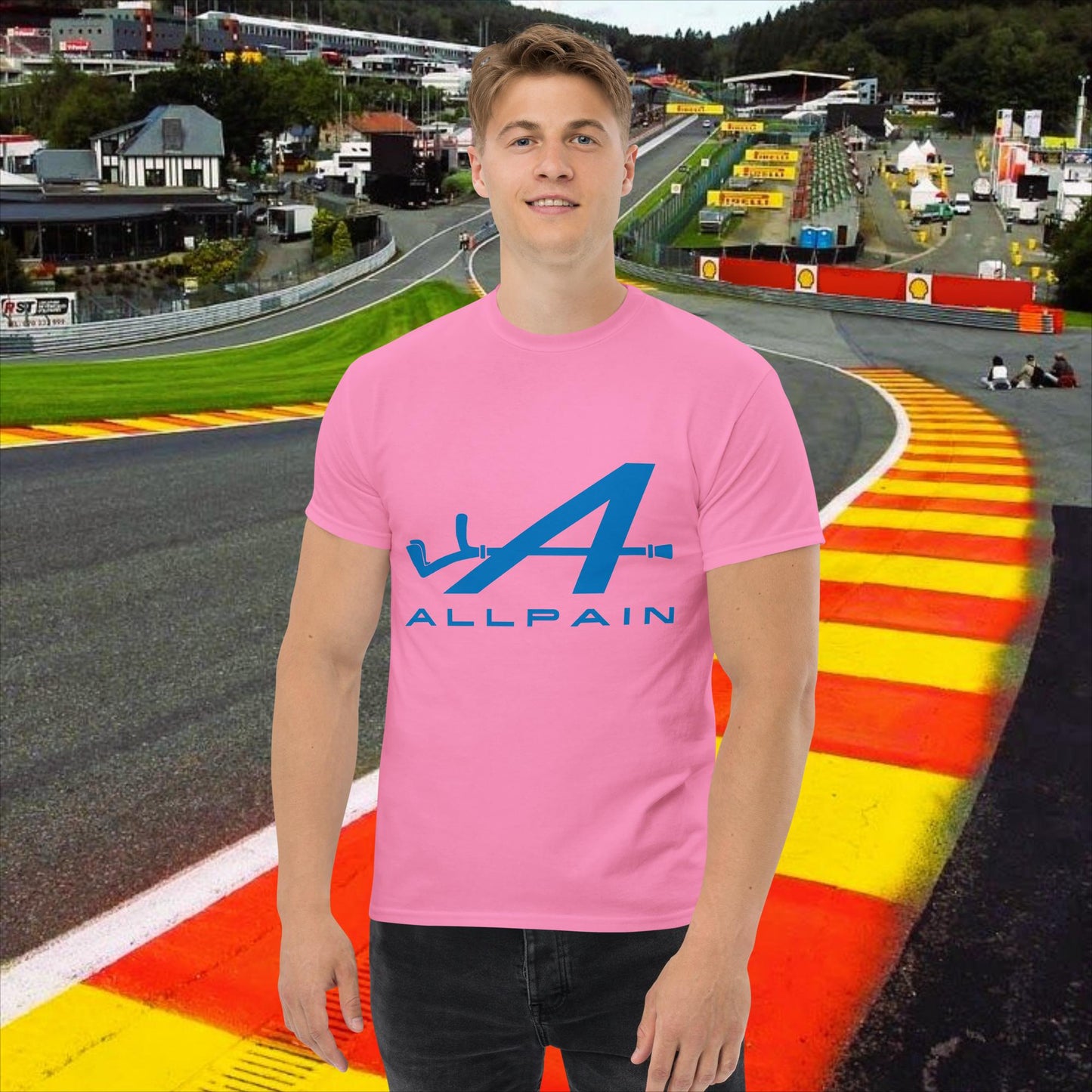 Allpain Alpine F1 Formula 1 Pierre Gasly Esteban Ocon Alpine classic tee Azalea T-shirts Alpine F1 Next Cult Brand