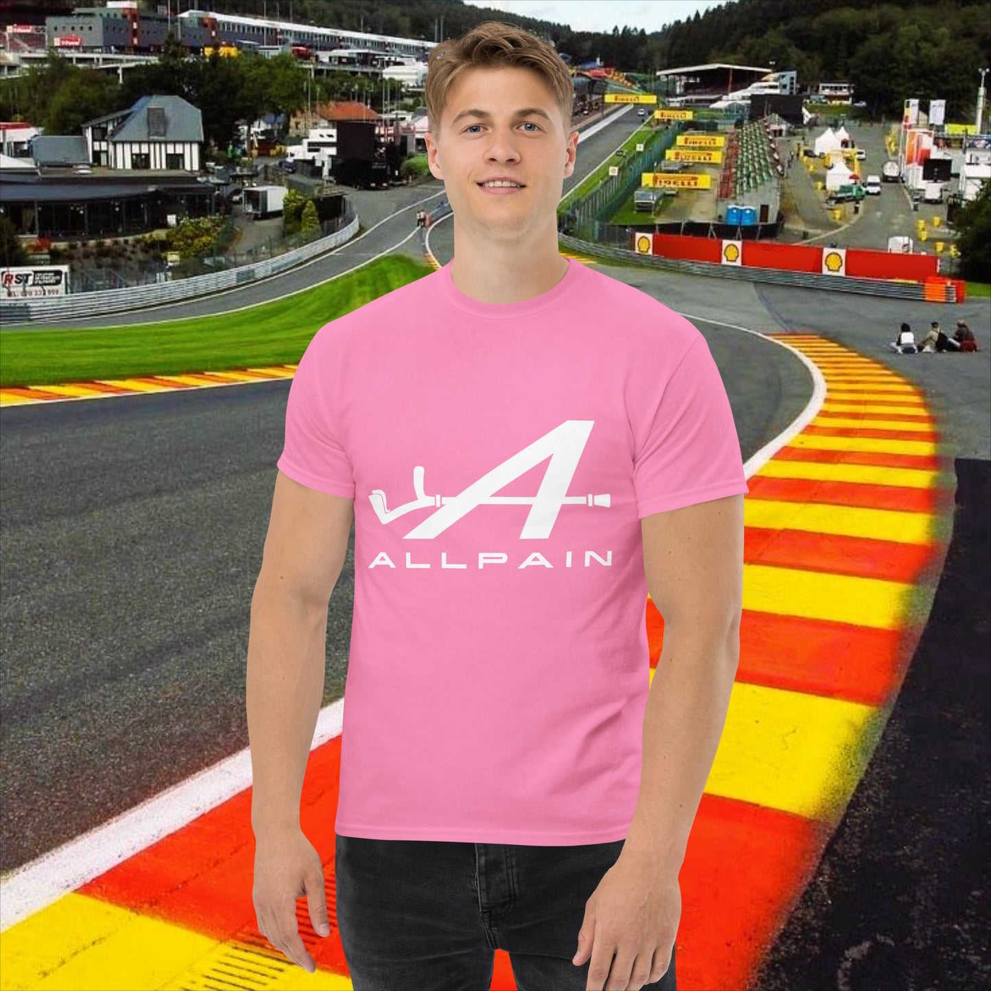 Allpain Alpine F1 Formula 1 Pierre Gasly Esteban Ocon Alpine classic tee Azalea T-shirts Alpine F1 Next Cult Brand