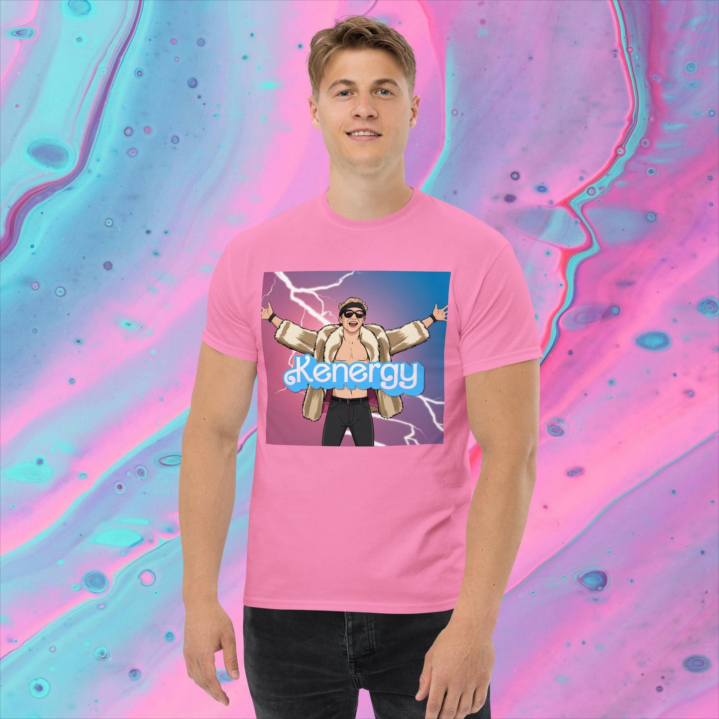 Kenergy Barbie Ryan Gosling Ken classic tee Azalea T-shirts Barbie Celebrities Ken Kenergy Movies Ryan Gosling Next Cult Brand