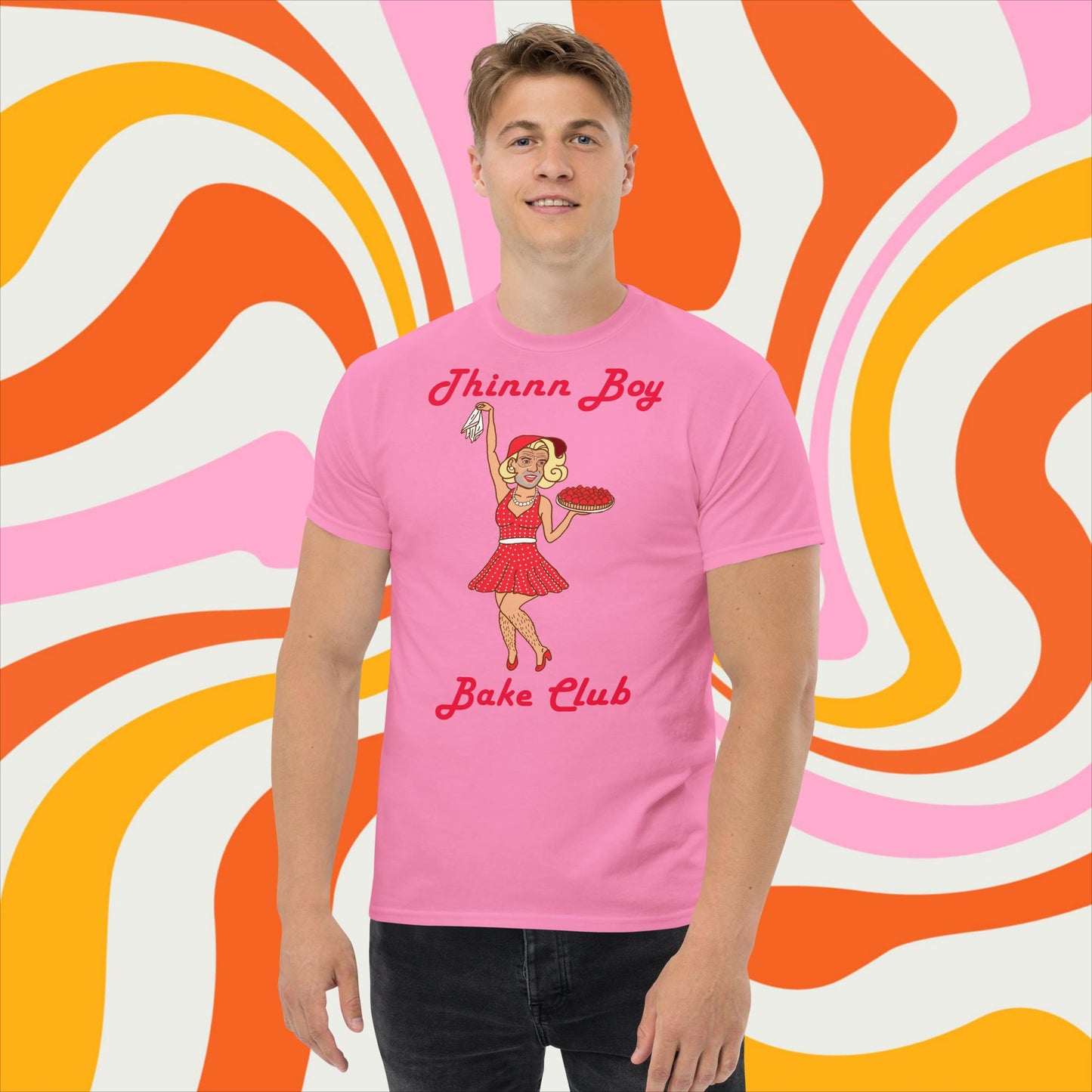 Thinnn Boy Bake Club The Fighter and The Kid TFATK Podcast Comedy 60s retro housewife Bryan Callen classic tee Azalea T-shirts Bryan Callen Podcasts Stand-up Comedy The Fighter and The Kid (TFATK) Thinnn Boy Bake Club Next Cult Brand