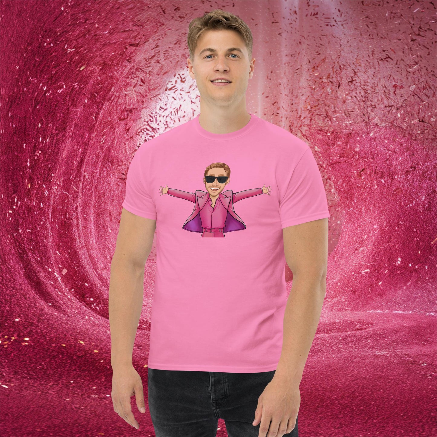 Ken Barbie Ryan Gosling I'm Just Ken classic tee Azalea T-shirts Barbie Celebrities Ken Movies Ryan Gosling Next Cult Brand