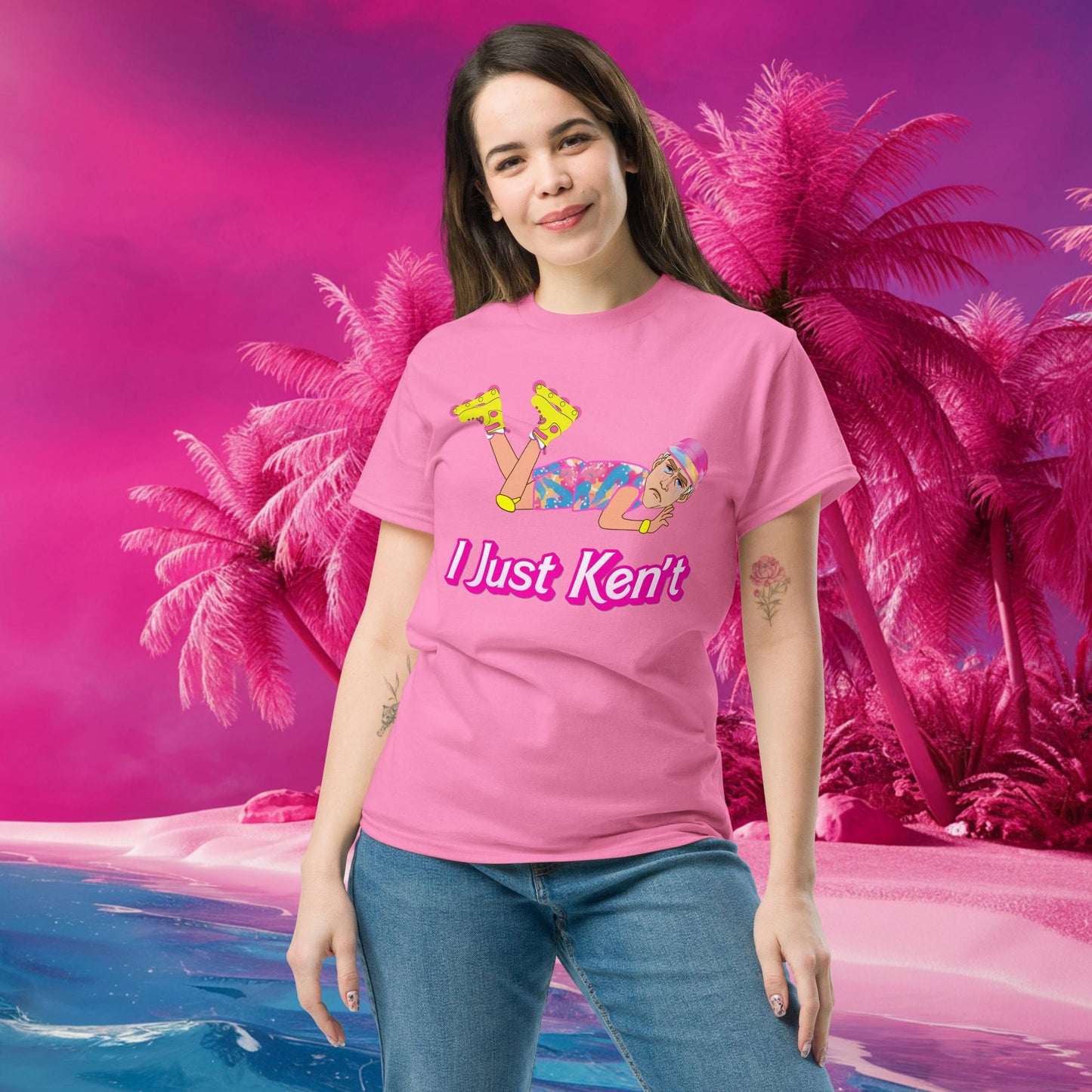 I Just Ken't I just Can't Ryan Gosling Ken Barbie Movie tee Azalea T-shirts Barbie Celebrities Ken Movies Ryan Gosling Next Cult Brand