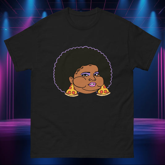 Pizzo Lizzo Pizza Lizzo Merch Lizzo Gift Body Positivity Body empowerment Lizzo classic tee Black T-shirts Lizzo Music Next Cult Brand