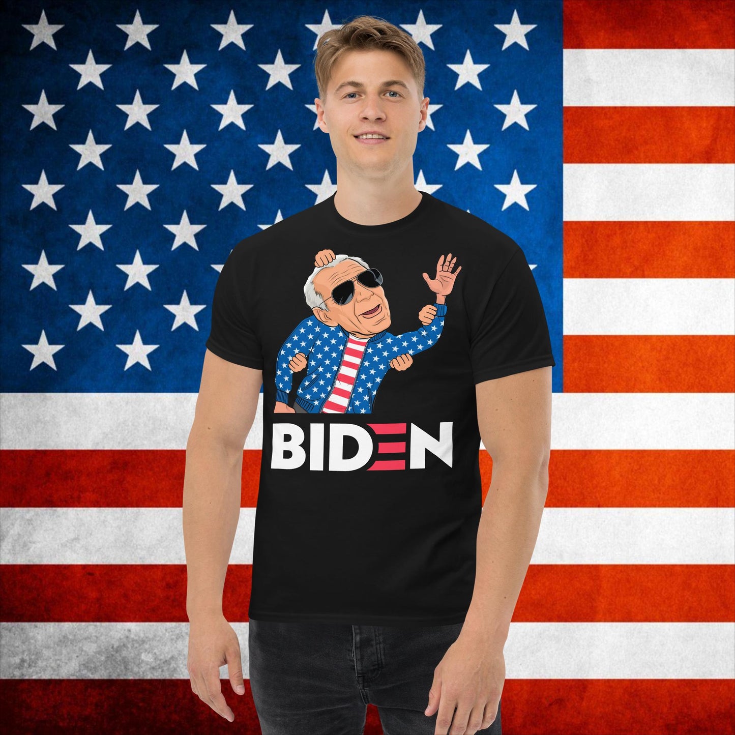 Weekend at Biden's Joe Biden Meme Democrat Republican Trump Gift Biden Gift 90s Vintage classic tee Black T-shirts Democrats Joe Biden Politics Next Cult Brand