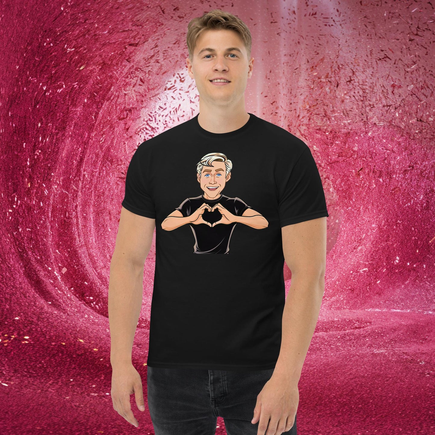 I Love Ryan Gosling Ken Barbie Movie I am Kenough tee Black T-shirts Barbie Celebrities Ken Movies Ryan Gosling Next Cult Brand