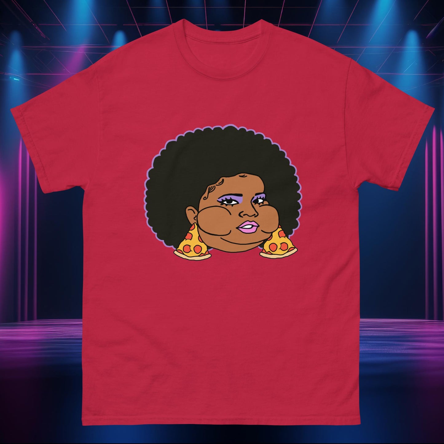 Pizzo Lizzo Pizza Lizzo Merch Lizzo Gift Body Positivity Body empowerment Lizzo classic tee Cardinal T-shirts Lizzo Music Next Cult Brand