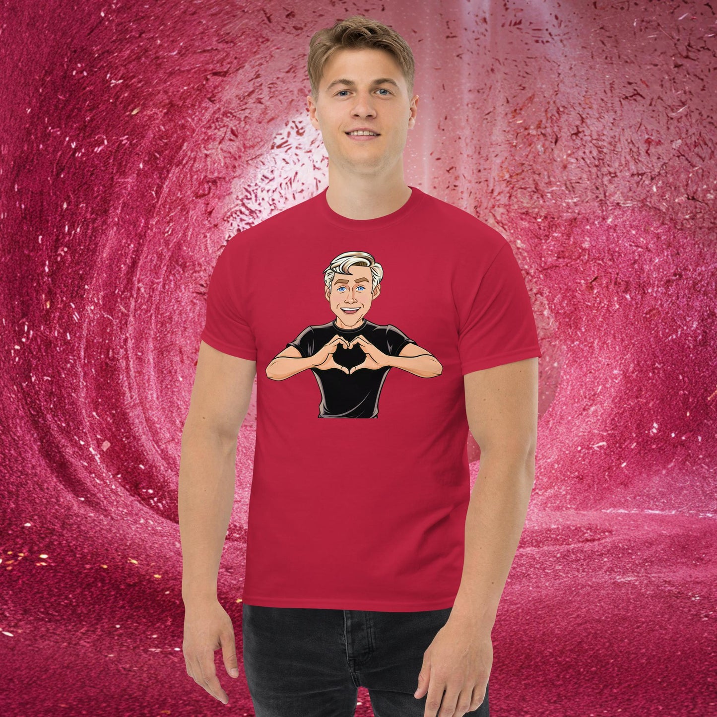I Love Ryan Gosling Ken Barbie Movie I am Kenough tee Cardinal T-shirts Barbie Celebrities Ken Movies Ryan Gosling Next Cult Brand