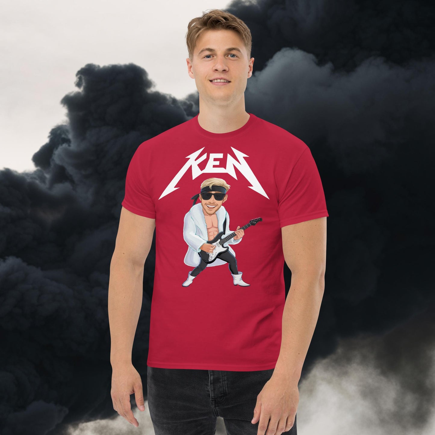 Rockstar Ken Barbie Movie Ryan Gosling tee Cardinal T-shirts Barbie Celebrities Ken Movies Ryan Gosling Next Cult Brand