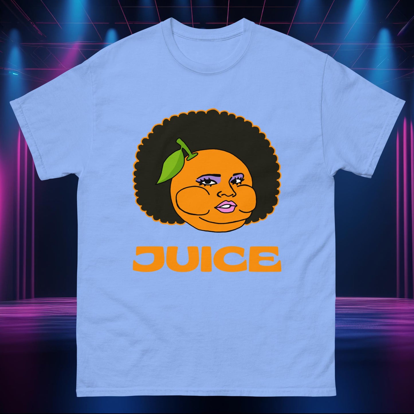 Blame It On My Juice Lizzo Special Tour Lizzo Merch Lizzo Gift Lizzo Song Lyrics Lizzo classic tee Carolina Blue T-shirts Lizzo Music Next Cult Brand