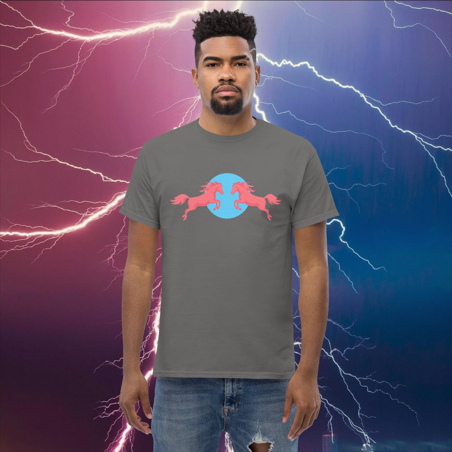 Kenergy Red Bull Ken Barbie Ryan Gosling Kenergy classic tee Charcoal T-shirts Barbie Ken Kenergy Movies Next Cult Brand