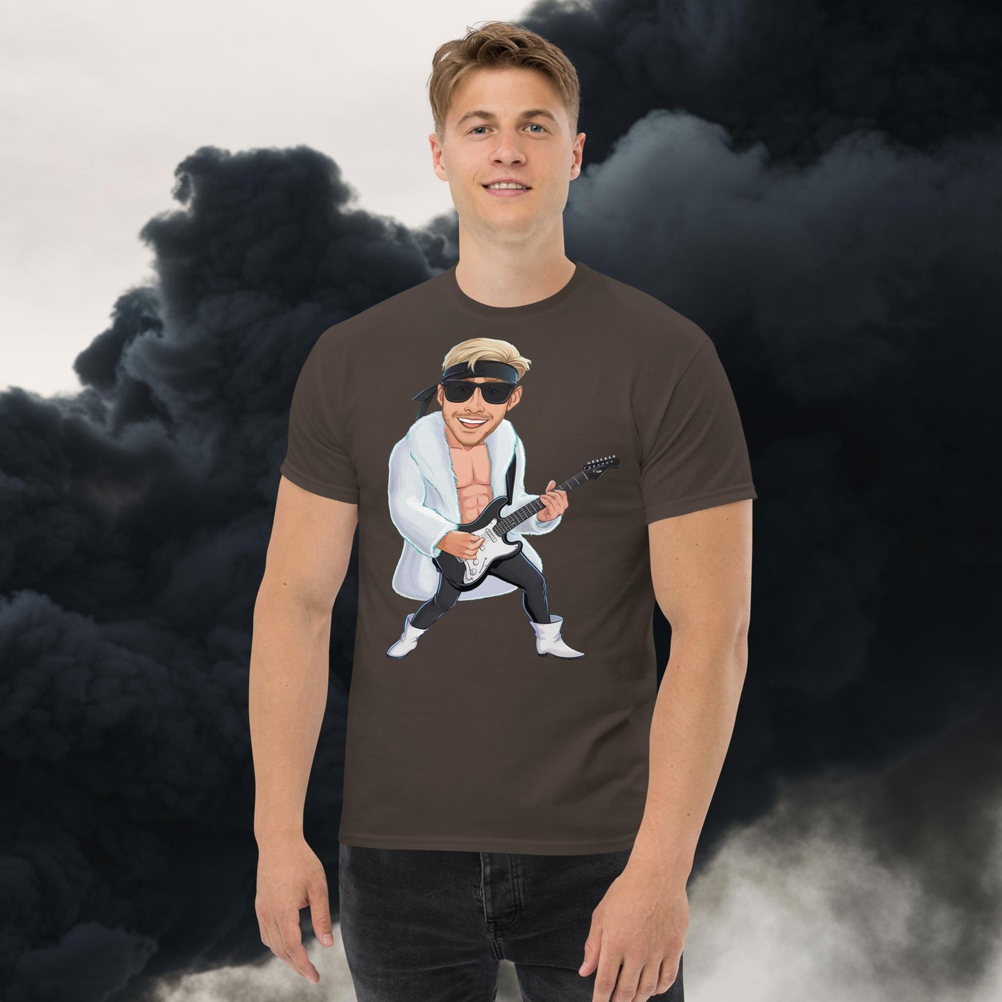 Rockstar Rock Music tee Dark Chocolate T-shirts Barbie Celebrities Ken Movies Music Rock Music Ryan Gosling Next Cult Brand