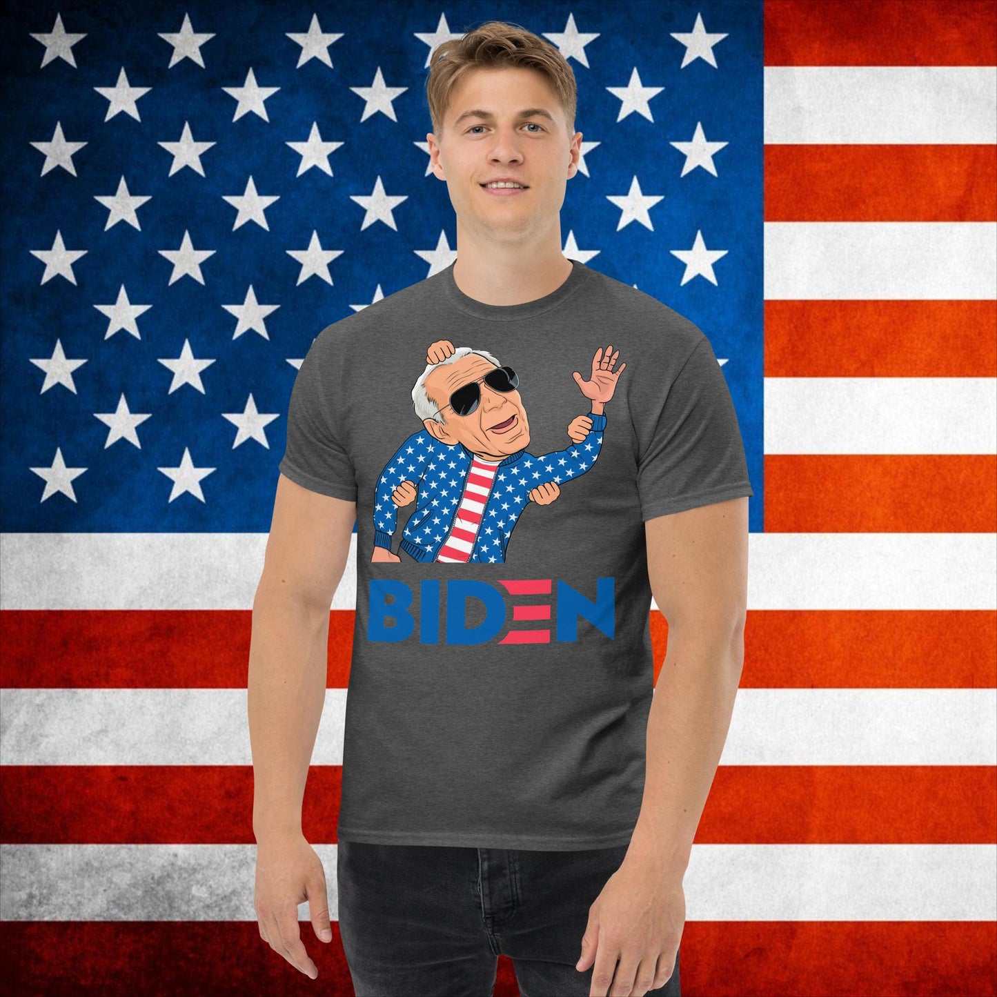 Joe Biden T-shirt Biden Shirt Biden Meme T shirt Democrat Tshirt Republican Shirt Trump T-shirt Politics Tee Elections Shirt Biden 2024 Giftclassic tee Dark Heather T-shirts Democrats Joe Biden Politics Next Cult Brand
