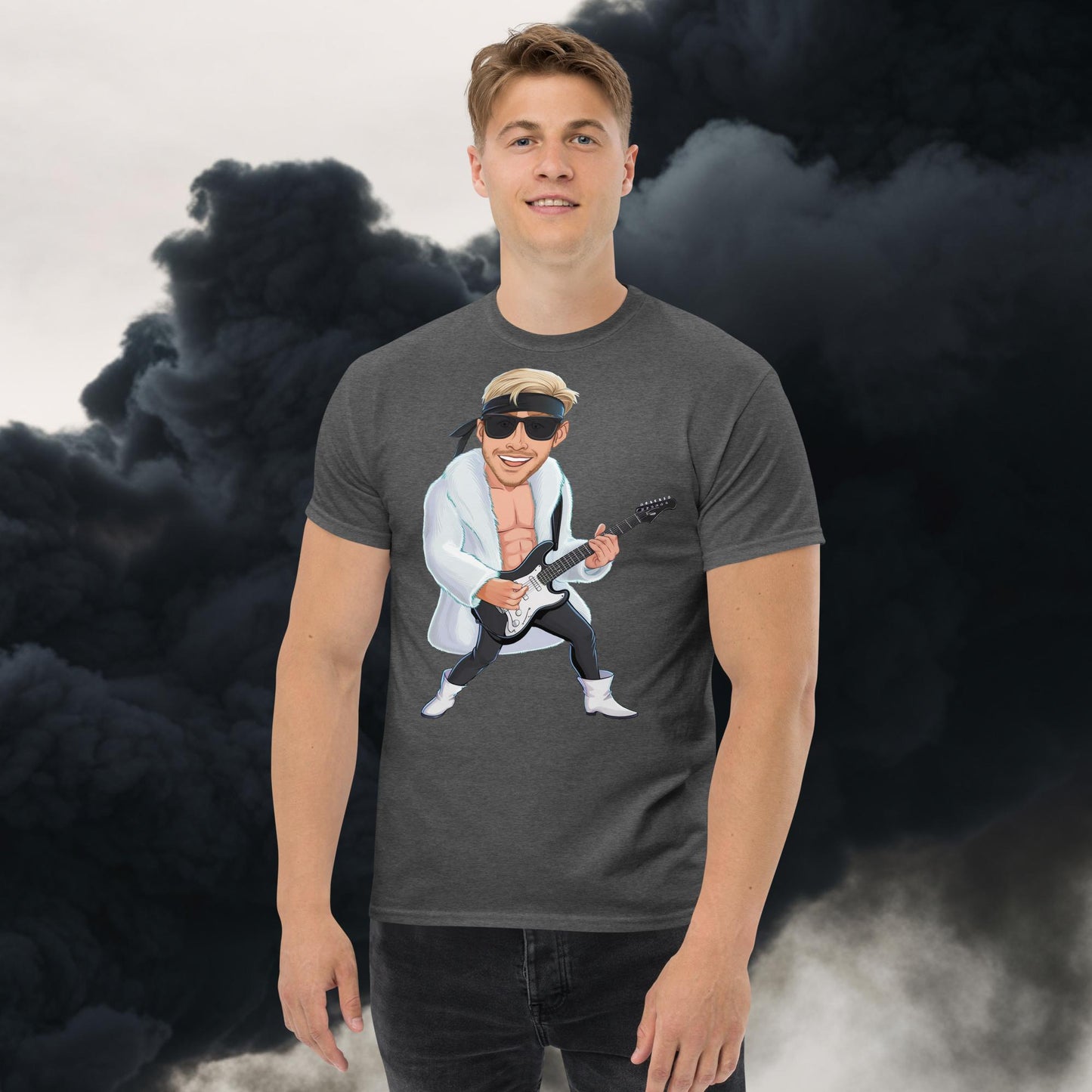 Rockstar Rock Music tee Dark Heather T-shirts Barbie Celebrities Ken Movies Music Rock Music Ryan Gosling Next Cult Brand