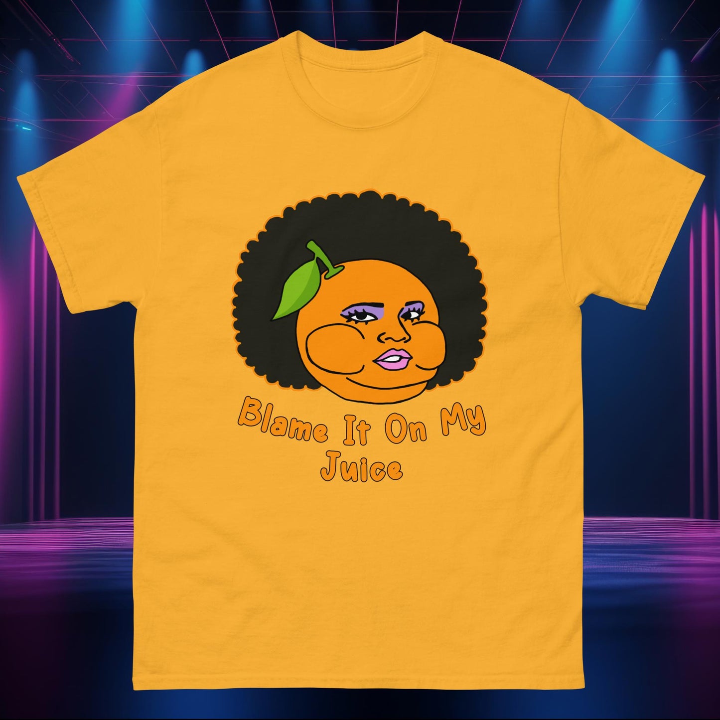 Blame It On My Juice Lizzo Special Tour Lizzo Merch Lizzo Gift Lizzo Song Lyrics Lizzo Shirt Gold T-shirts Lizzo Music Next Cult Brand