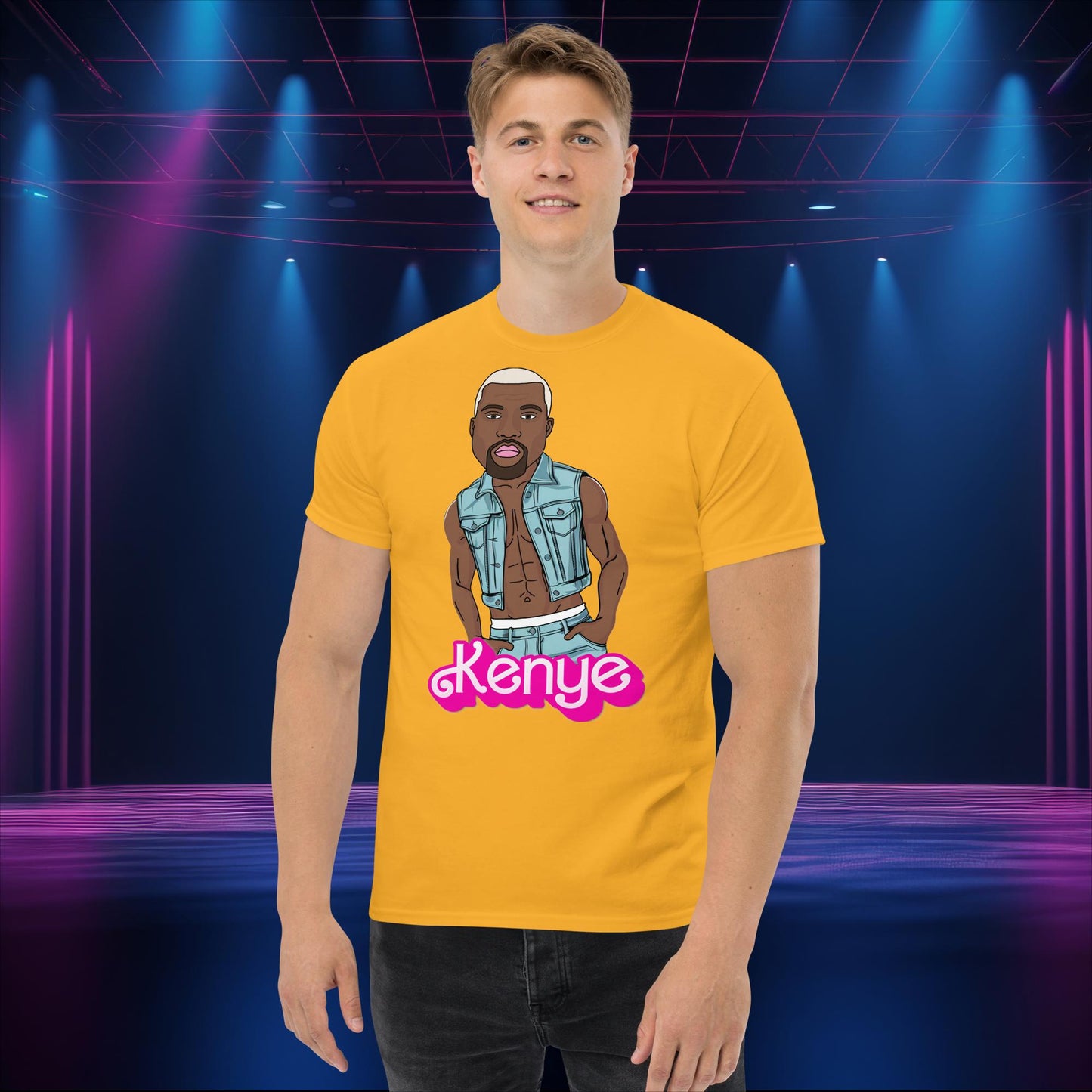 Kanye West Shirt Kanye West T-shirt Kanye Tshirt Kanye T shirt Kanye Tee Barbie Shirt Ken Shirt Ryan Gosling Shirt Barbie Gift Barbie Tshirt Gold T-shirts Barbie Kanye West Ken Movies Music Next Cult Brand