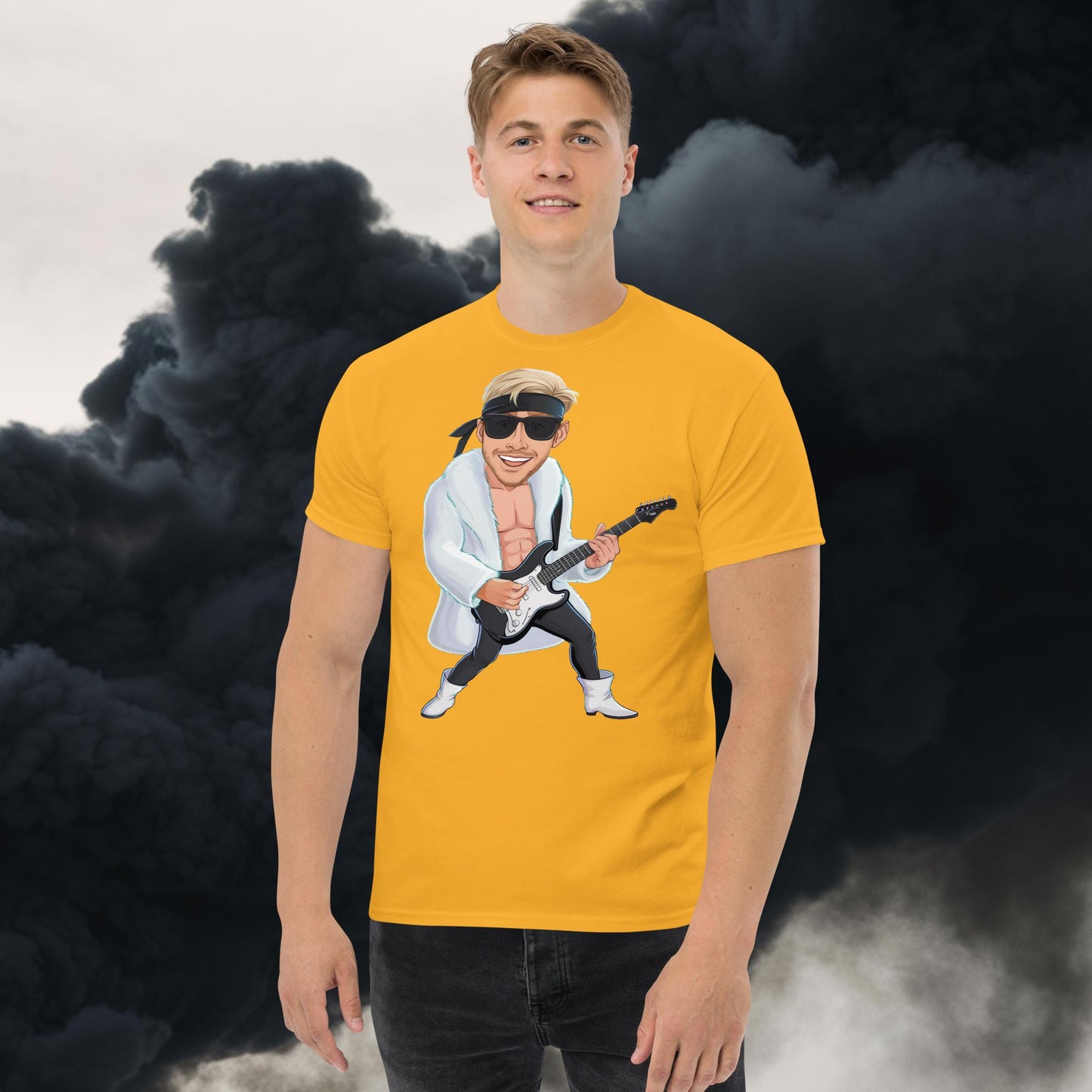 Rockstar Rock Music tee Gold T-shirts Barbie Celebrities Ken Movies Music Rock Music Ryan Gosling Next Cult Brand