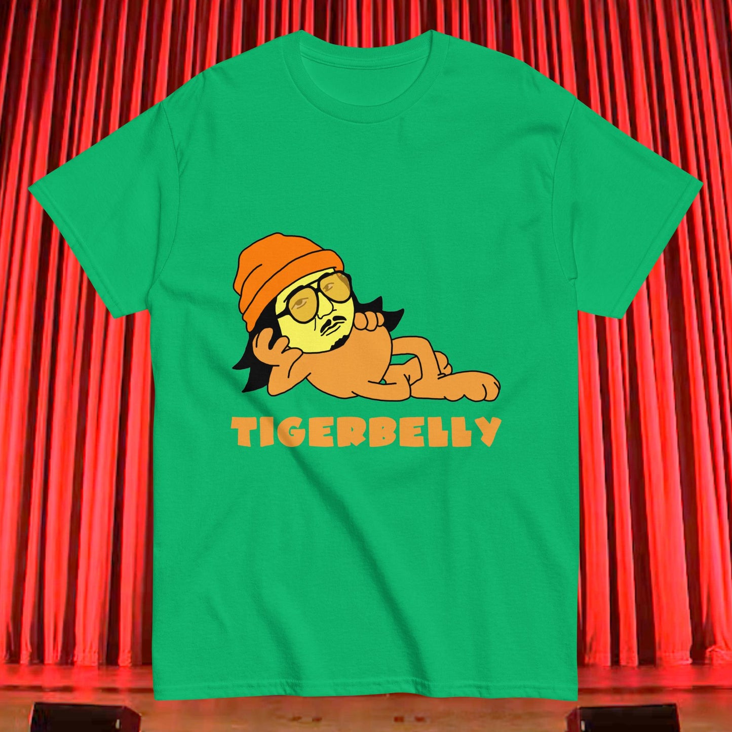 Bobby Lee Tigerbelly, Bobby Lee Merch, Tigerbelly Merch, Bobby Lee Gift, Funny Tigerbelly Gift, Tigerbelly Podcast, TigerBelly T-shirt Irish Green T-shirts Bobby Lee Podcasts Stand-up Comedy TigerBelly Next Cult Brand