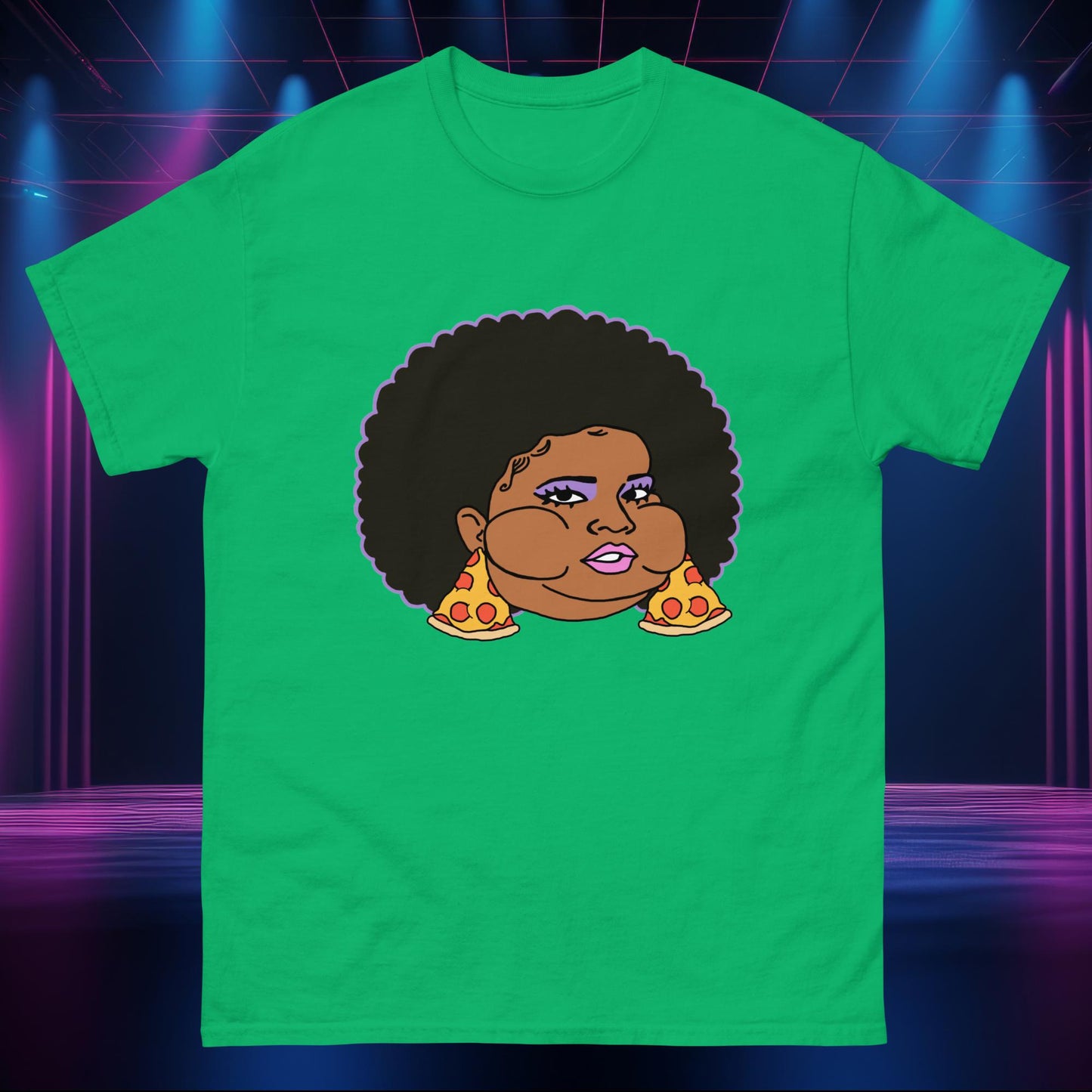 Pizzo Lizzo Pizza Lizzo Merch Lizzo Gift Body Positivity Body empowerment Lizzo classic tee Irish Green T-shirts Lizzo Music Next Cult Brand