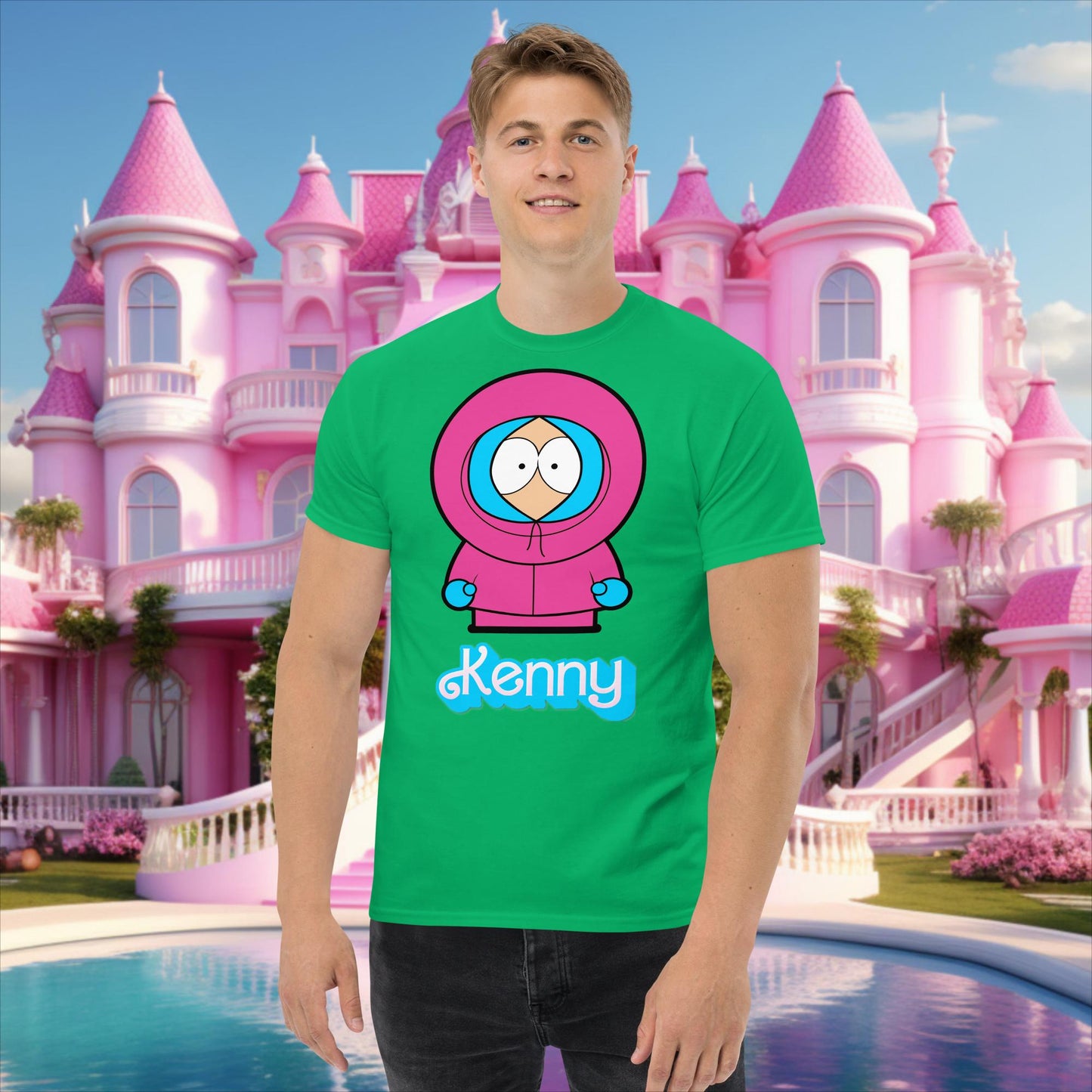 Kenny McCormick Ken Ryan Gosling Barbie South Park Kenny classic tee Irish Green T-shirts Barbie Ken Kenny Movies South Park TV Shows Next Cult Brand