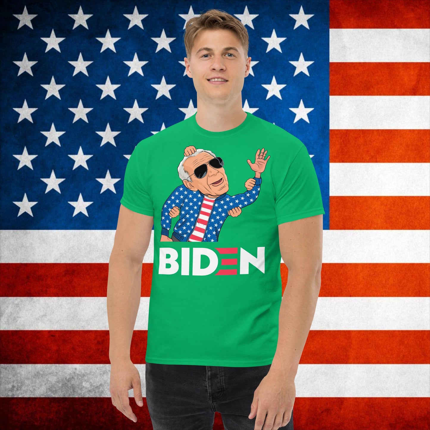 Weekend at Biden's Joe Biden Meme Democrat Republican Trump Gift Biden Gift 90s Vintage classic tee Irish Green T-shirts Democrats Joe Biden Politics Next Cult Brand