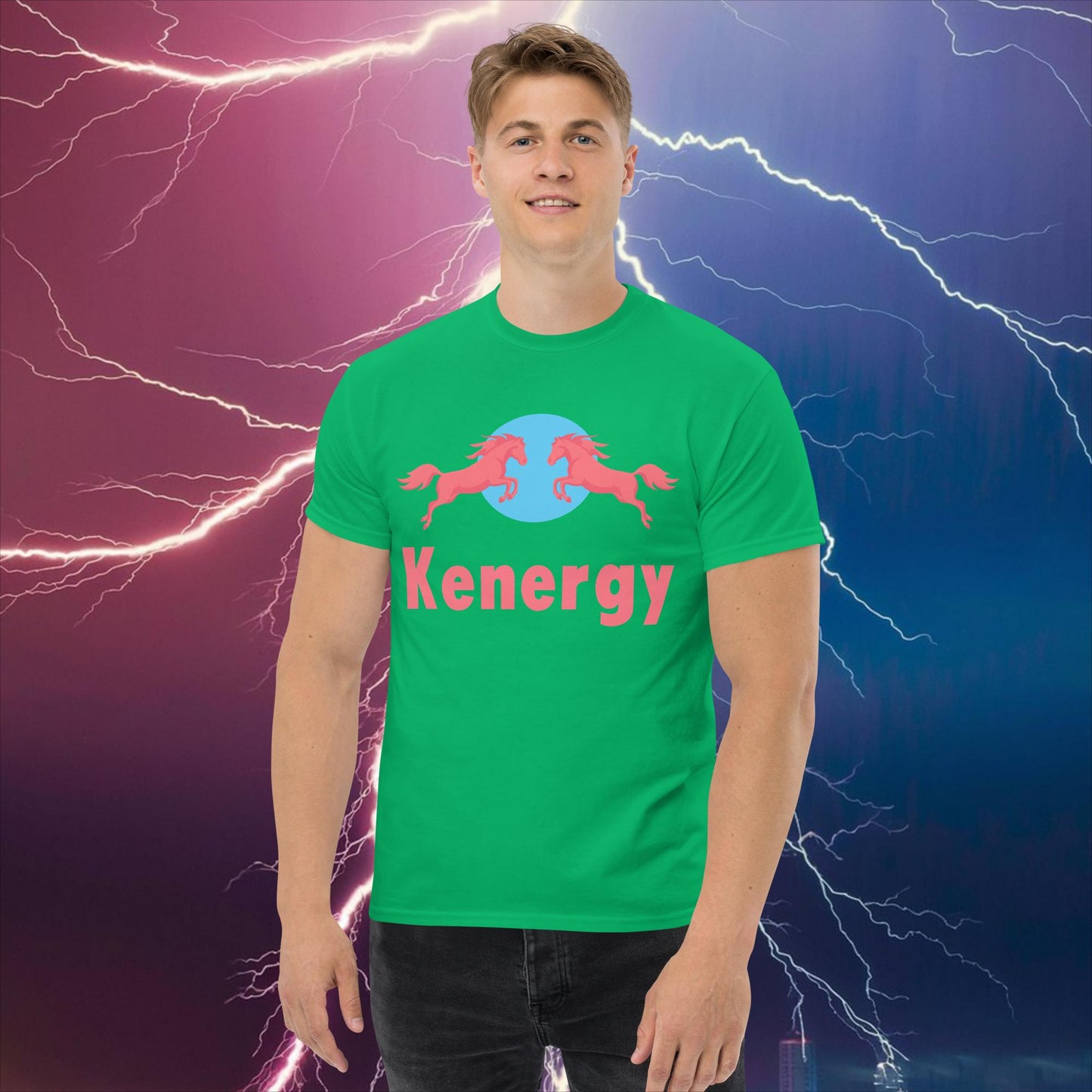 Kenergy Red Bull Ken Barbie Ryan Gosling Kenergy classic tee Irish Green T-shirts Barbie Ken Kenergy Movies Next Cult Brand