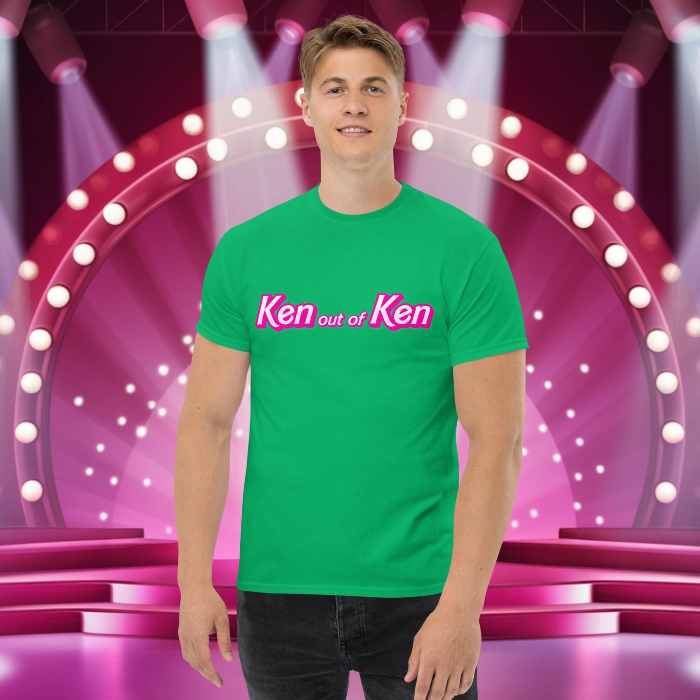 Ken out of Ken Barbie Movie tee Irish Green T-shirts Barbie Ken Movies Next Cult Brand
