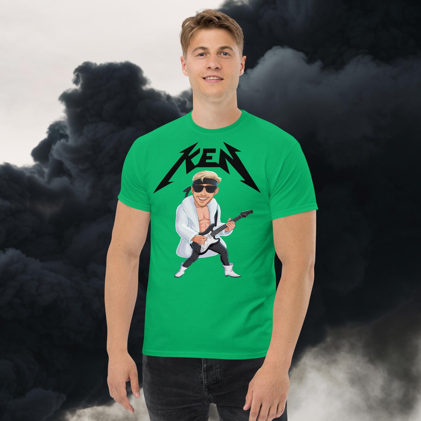 Rockstar Ken Barbie Movie Ryan Gosling tee Irish Green T-shirts Barbie Celebrities Ken Movies Ryan Gosling Next Cult Brand
