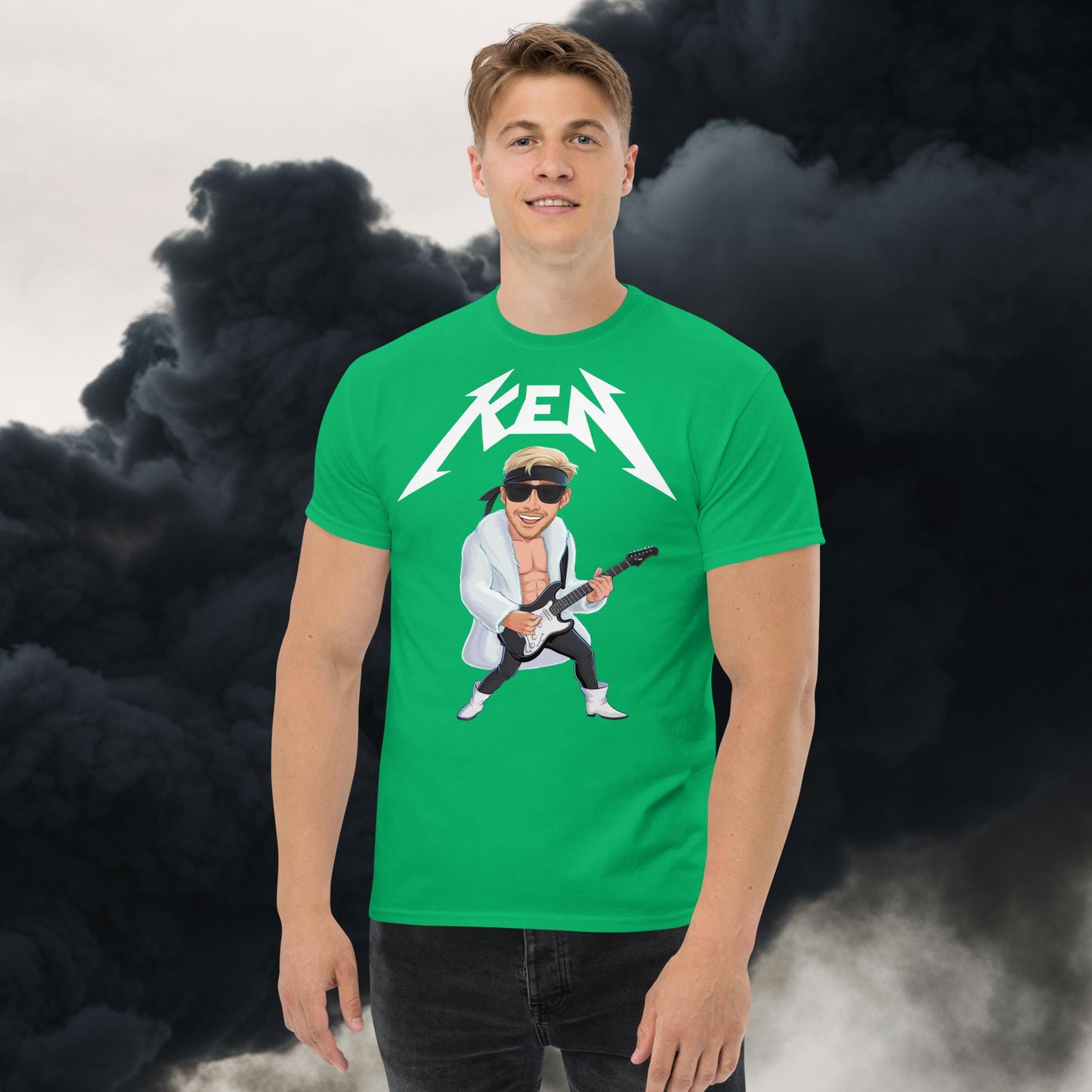 Rockstar Ken Barbie Movie Ryan Gosling tee Irish Green T-shirts Barbie Celebrities Ken Movies Ryan Gosling Next Cult Brand