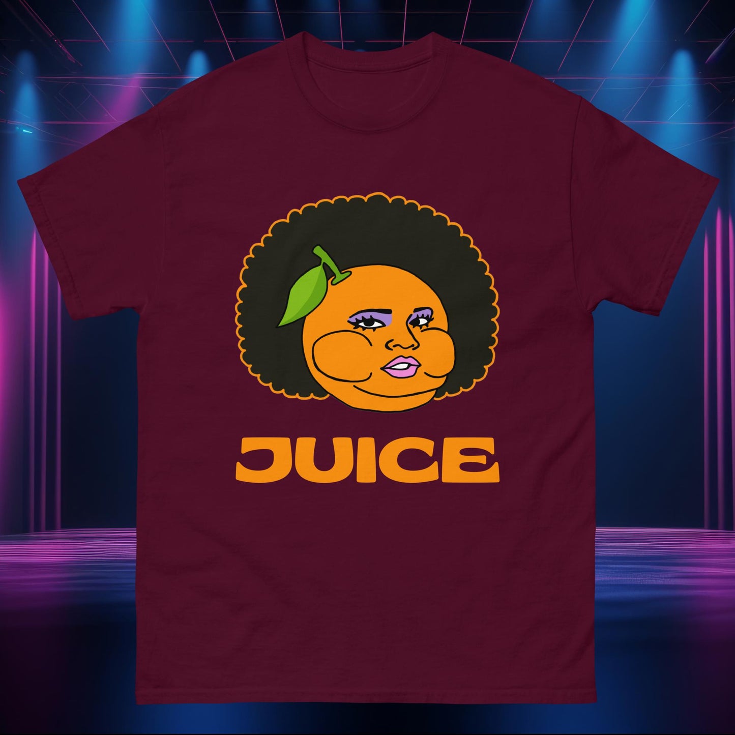 Blame It On My Juice Lizzo Special Tour Lizzo Merch Lizzo Gift Lizzo Song Lyrics Lizzo classic tee Maroon T-shirts Lizzo Music Next Cult Brand