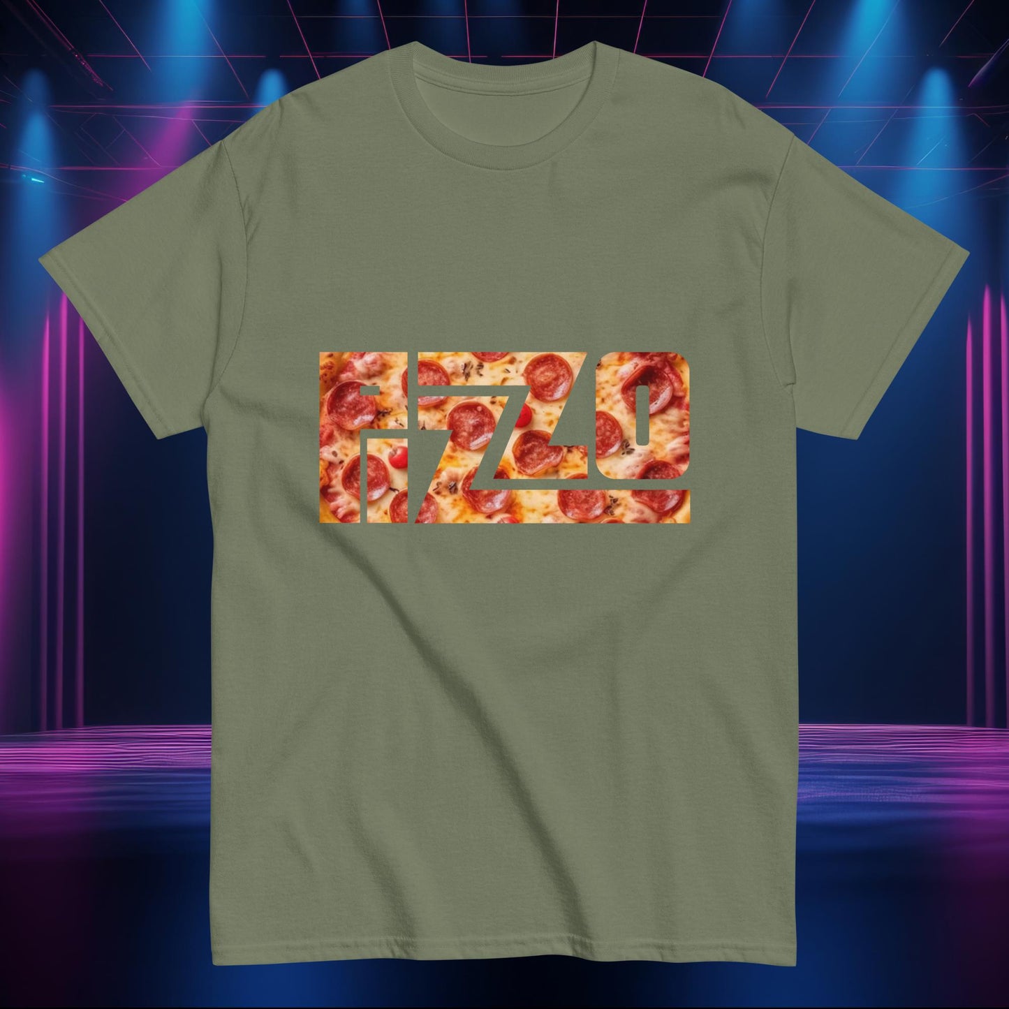 Pizzo Logo Lizzo Pizza Lizzo Merch Lizzo Gift Body Positivity Body empowerment Lizzo classic tee Military Green T-shirts Lizzo Music Next Cult Brand