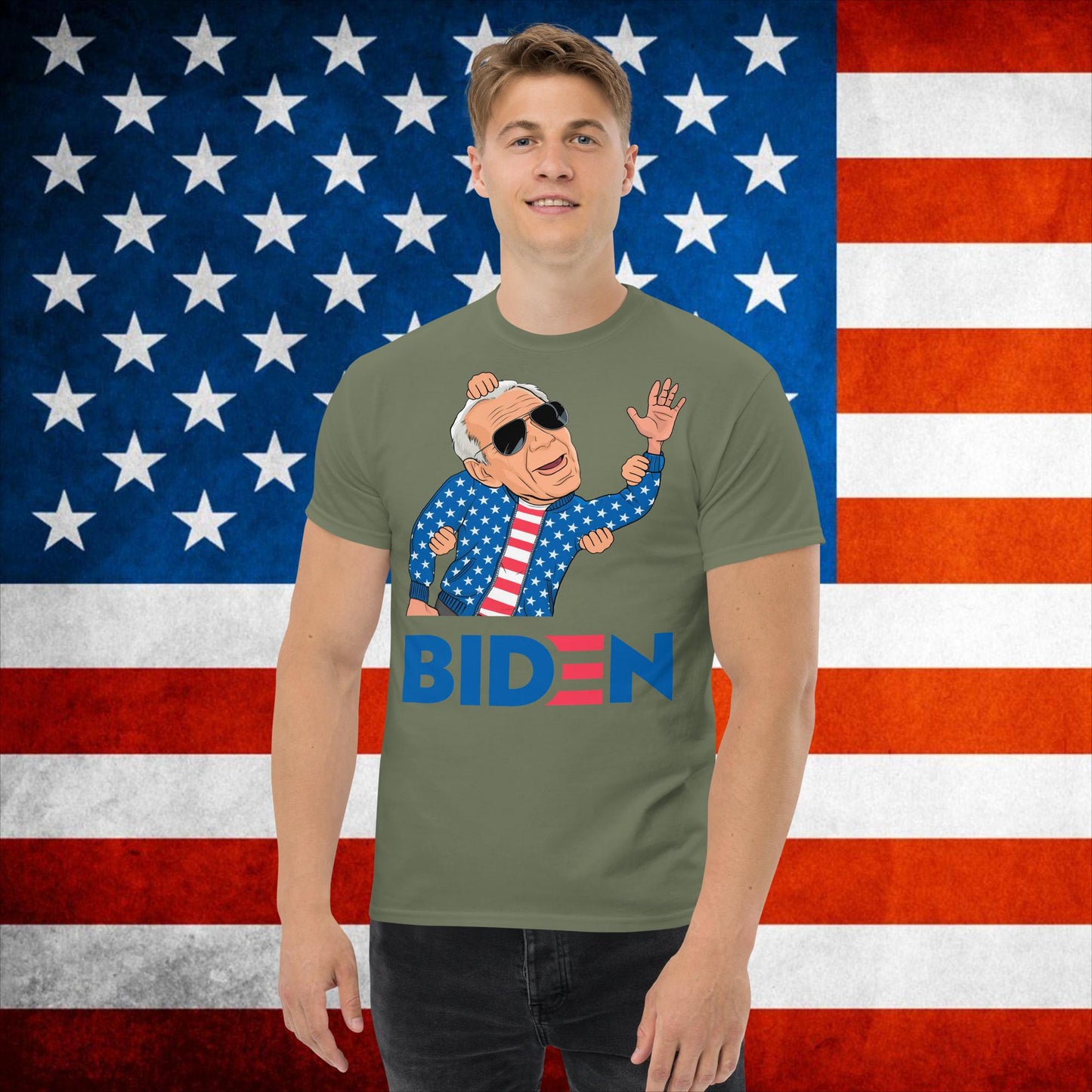 Joe Biden T-shirt Biden Shirt Biden Meme T shirt Democrat Tshirt Republican Shirt Trump T-shirt Politics Tee Elections Shirt Biden 2024 Giftclassic tee Military Green T-shirts Democrats Joe Biden Politics Next Cult Brand