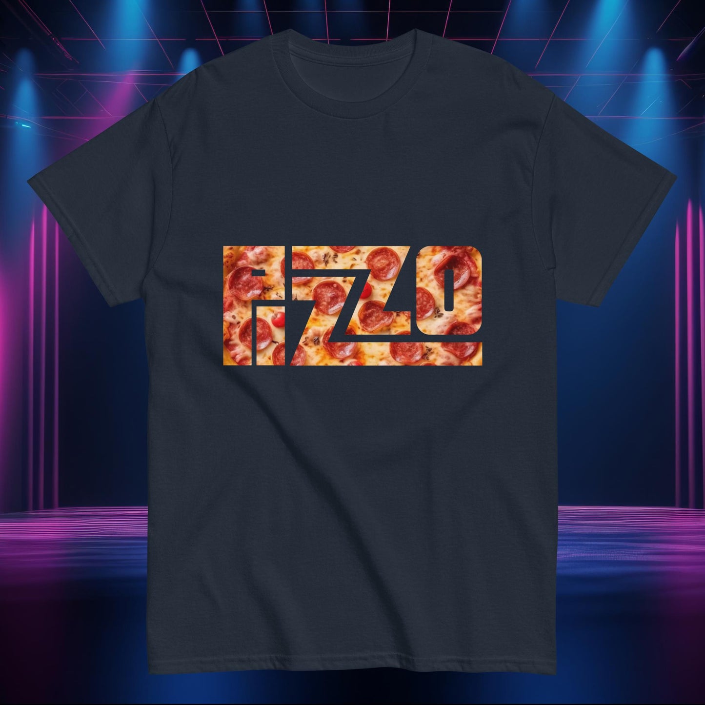 Pizzo Logo Lizzo Pizza Lizzo Merch Lizzo Gift Body Positivity Body empowerment Lizzo classic tee Navy T-shirts Lizzo Music Next Cult Brand